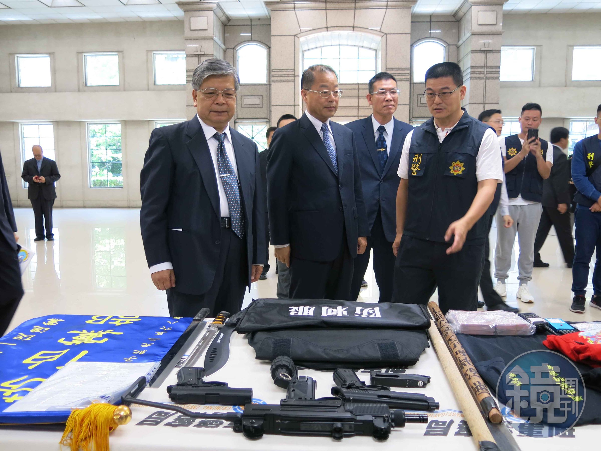 警方執行今年首度大掃黑，成果相當豐碩。（刑事局提供）