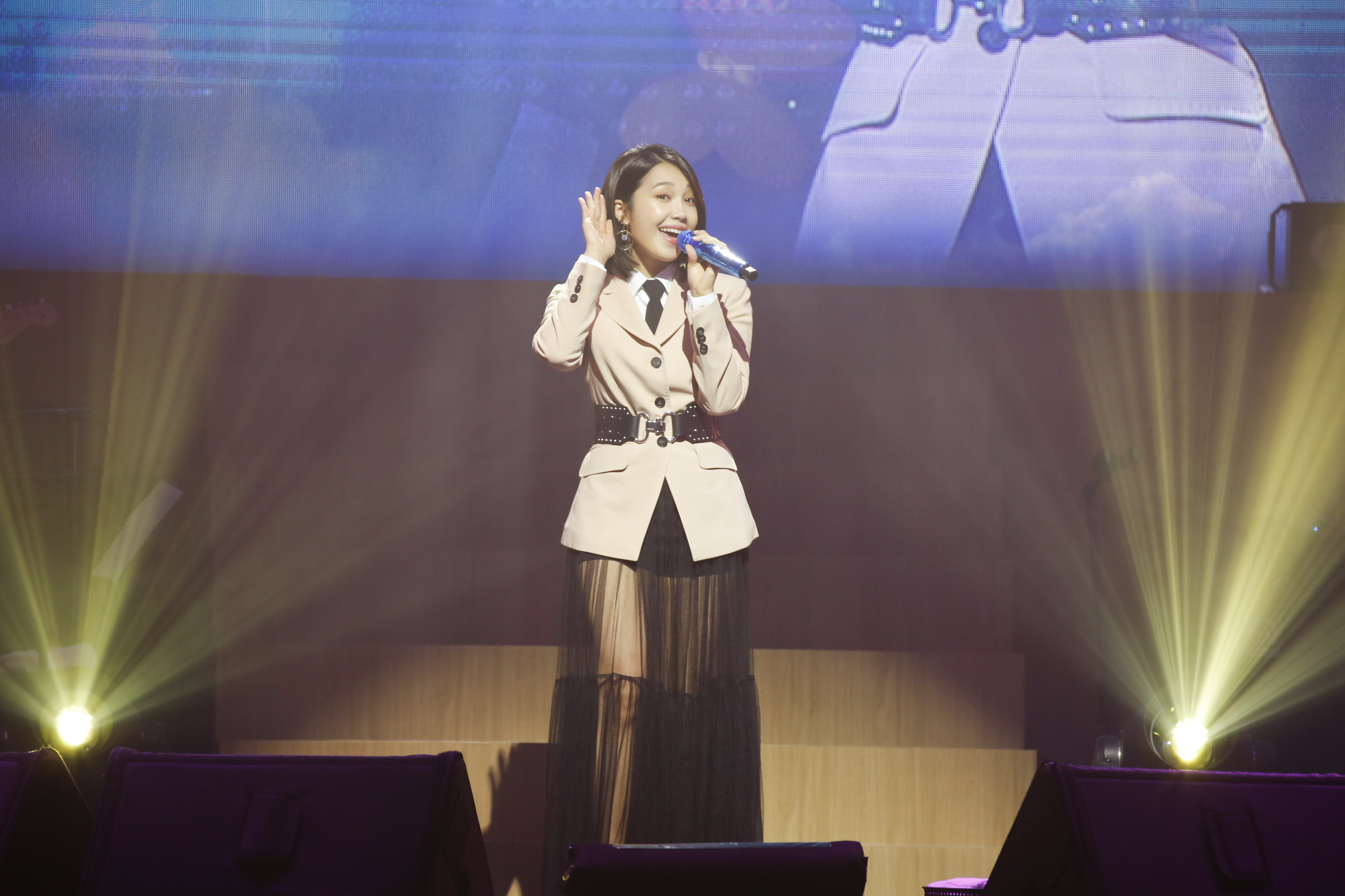 APINK主唱鄭恩地在台北舉行個人演唱會。