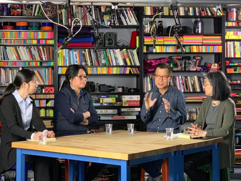 羅大佑受美國哈佛大學「費正清中心」邀請,在哈佛大學科學中心全程以中文進行演說。(種子音樂提供)