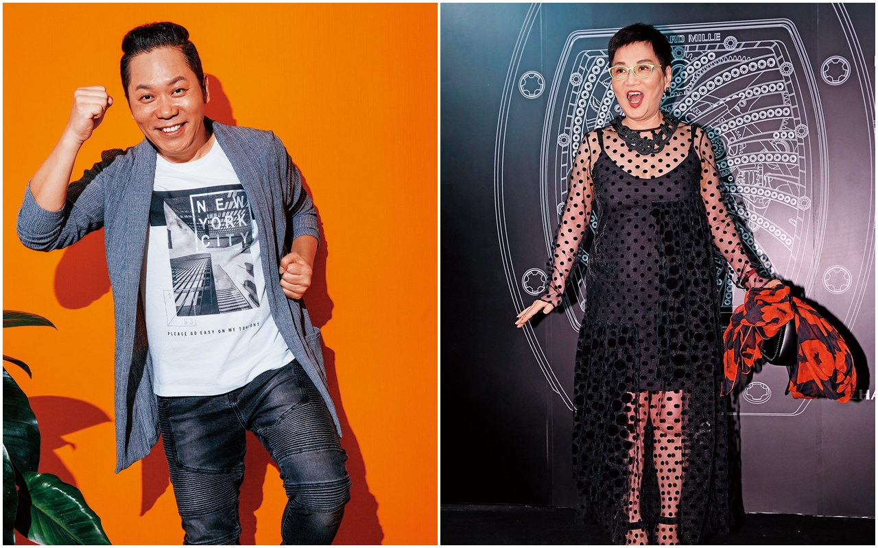 張小燕（右）是台灣演藝圈長青樹，她用自己的言行身教給後輩做榜樣。