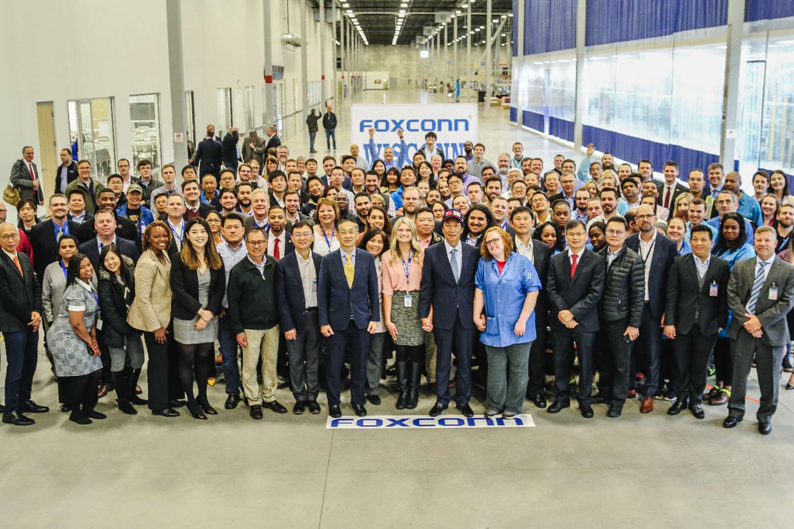 鴻海董事長郭台銘昨（5日）晚發文，強調鴻海在威州的投資從沒停過。（翻攝自郭台銘臉書）