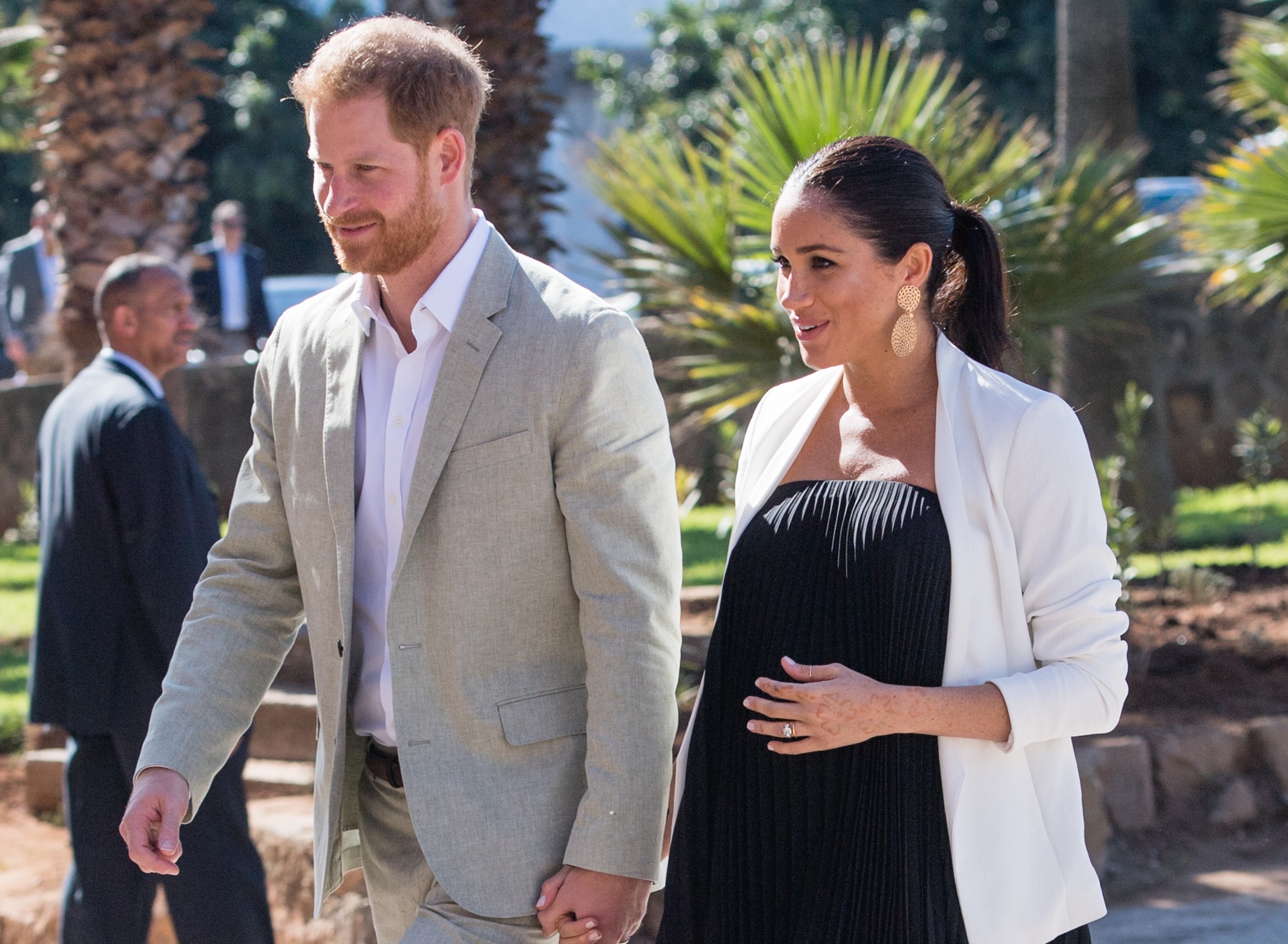 梅根王妃順利產下一名男嬰，這是她與哈利王子的第一個孩子。（東方IC）