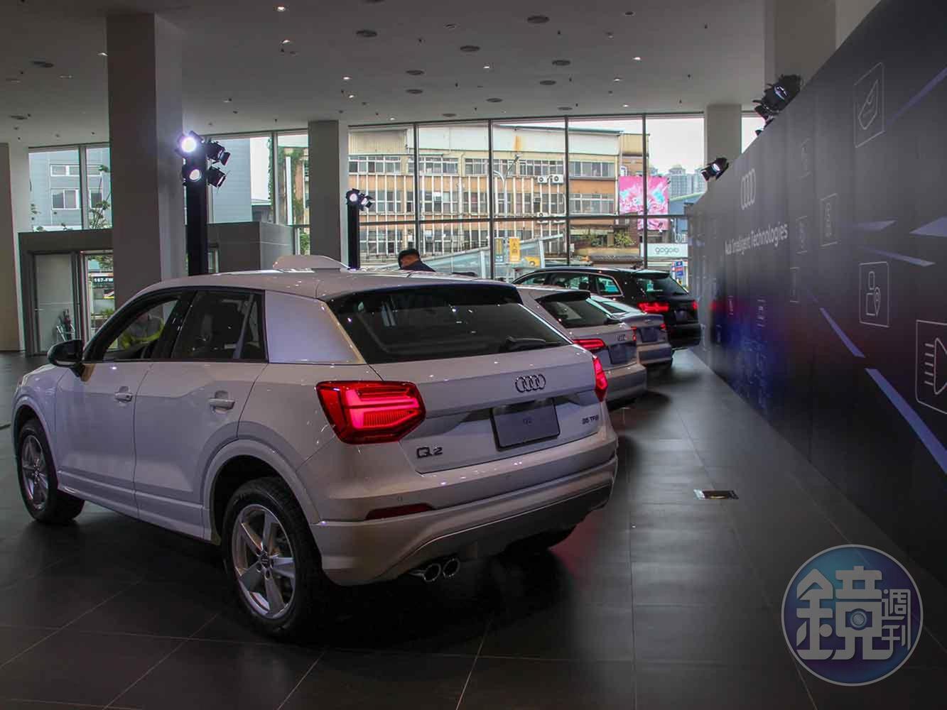 AUDI TAIWAN在今日宣布四台新年式車款上市，主要改動在安全配備的增加。