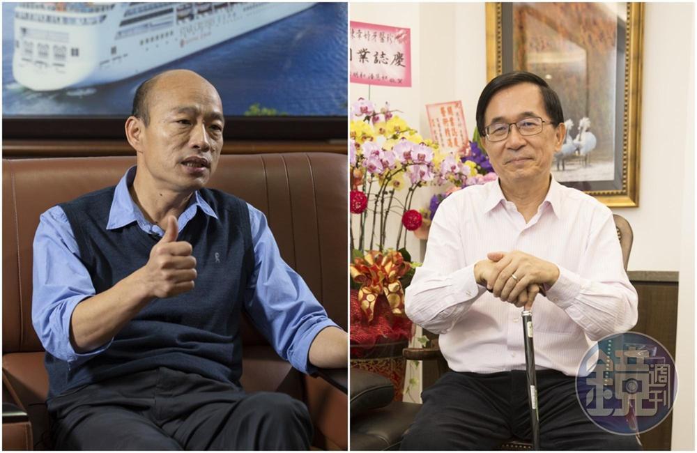 前總統陳水扁邀請高雄市長韓國瑜做電視辯論,並說如果他真的有貪汙,他再回去關。(本刊資料照)