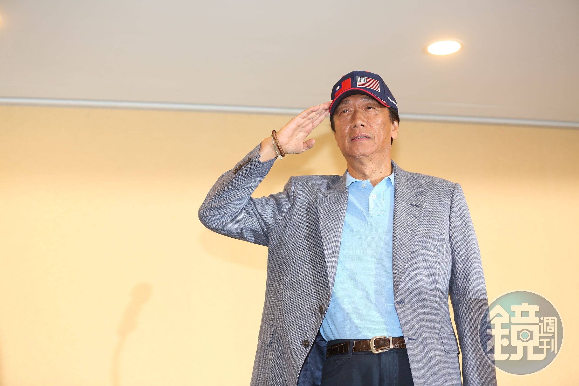外界認為鴻海董事長郭台銘參選是想效仿川普，郭台銘回應：我會做得比他好。