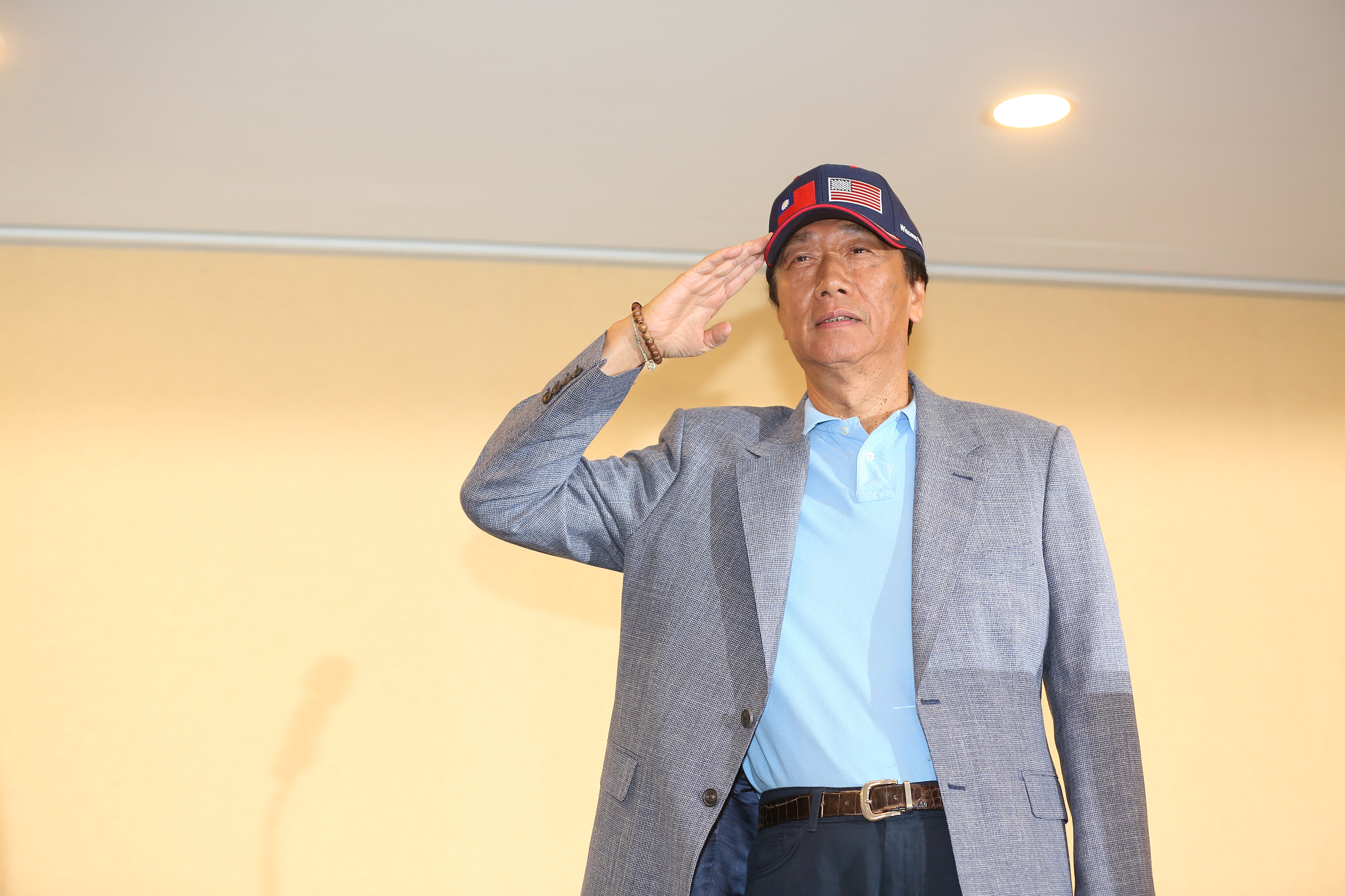 外界認為鴻海董事長郭台銘參選是想效仿川普，郭台銘回應：我會做得比他好。