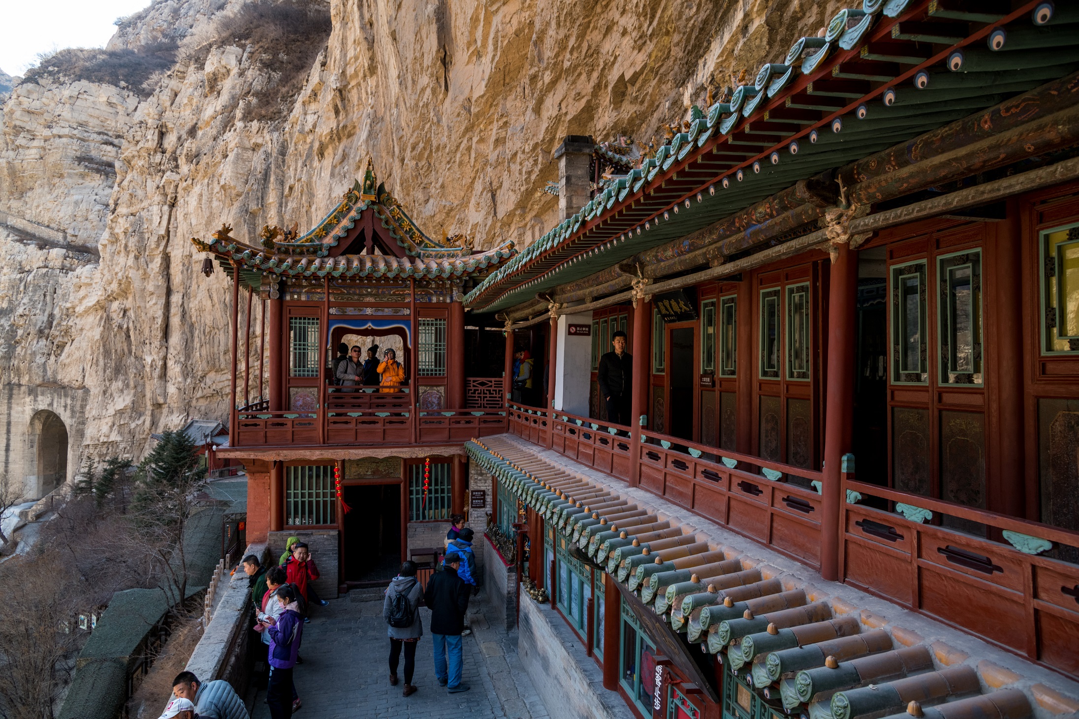懸空寺宛若建於半空中的仙人樓閣。