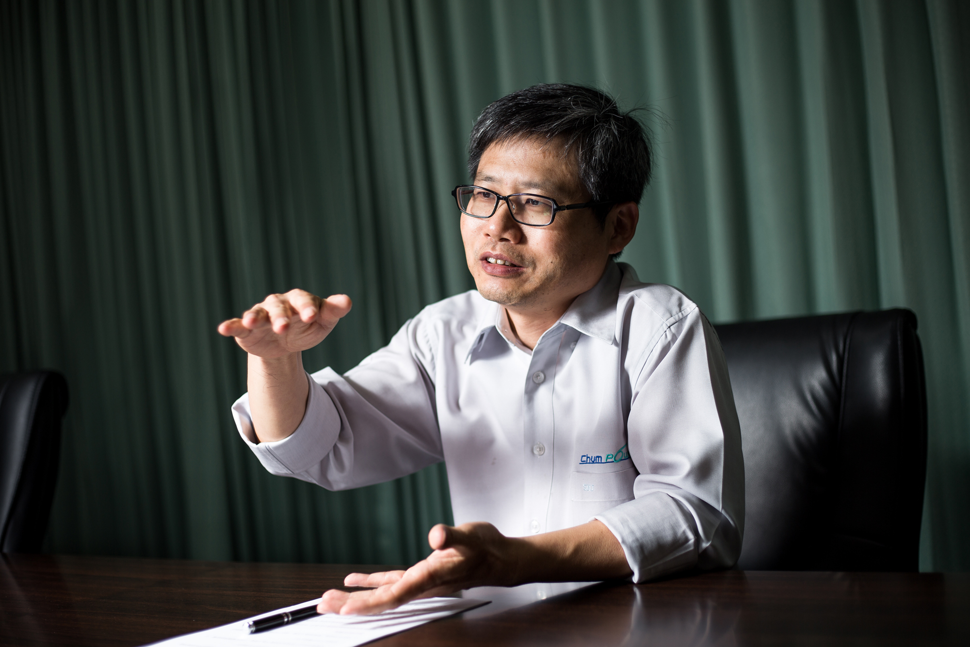 謝樹林說自己很常和孩子聊天，不斷丟問題問孩子，訓練他們的觀察力與反應力。