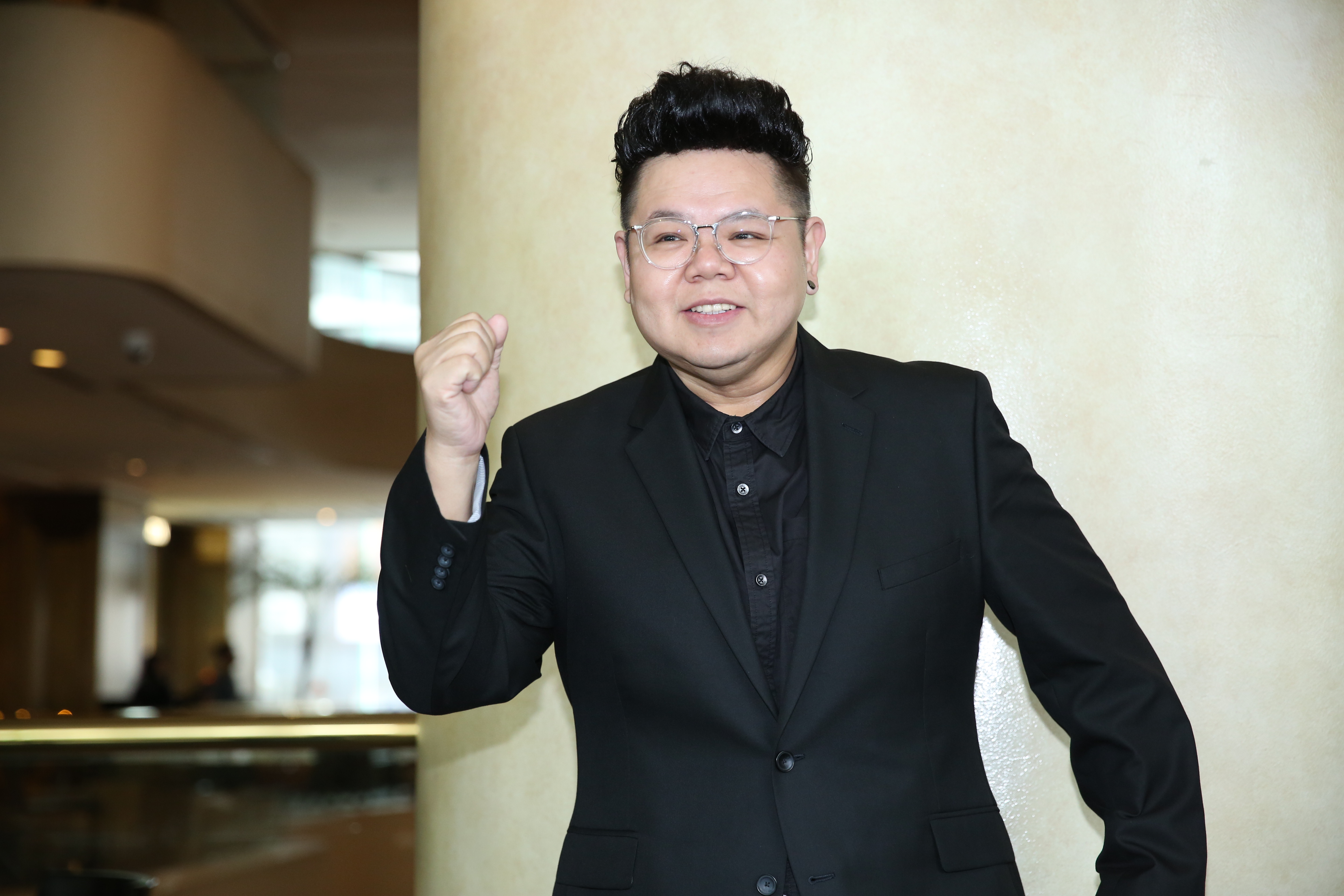 香港演員易智遠來台為個人單曲宣傳。