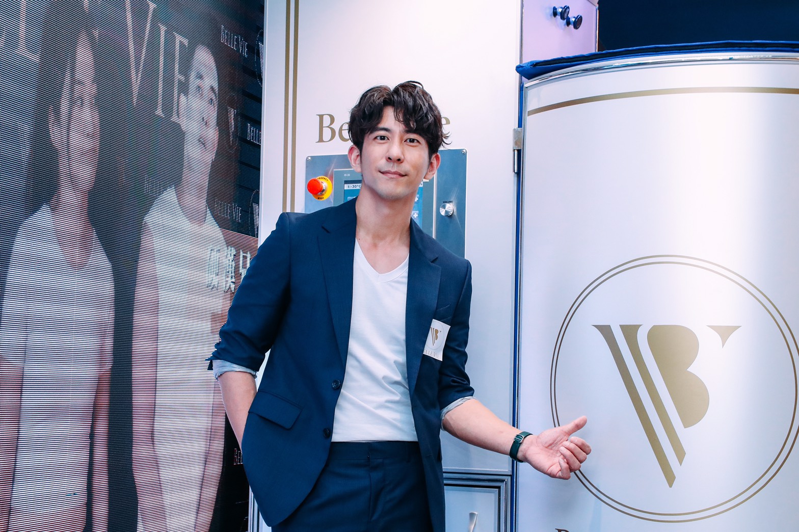 修杰楷出席微風之夜當一日店長。（Belle Vie提供）