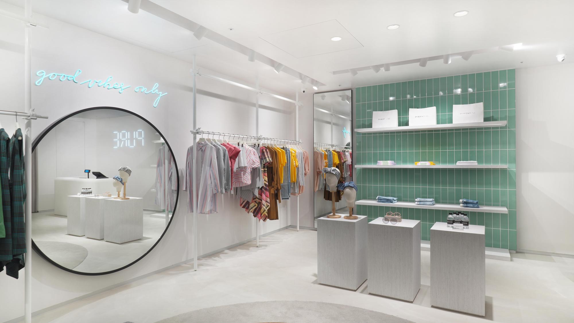 PortsPURE正式進駐台灣的第一家店開在復興微風。(PortsPURE提供)