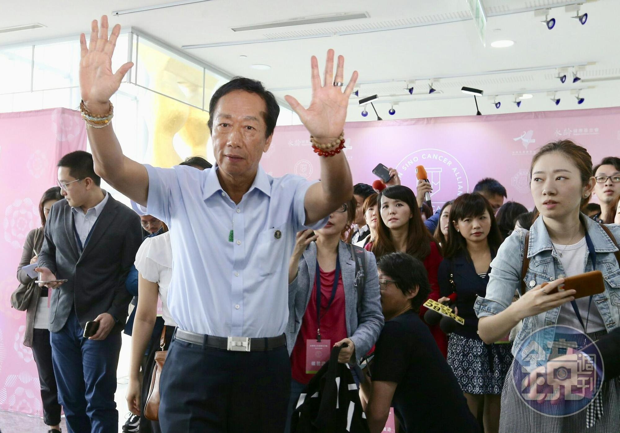 郭台銘重申不會回去當鴻海董事長，鴻海董座接班人呼之欲出。