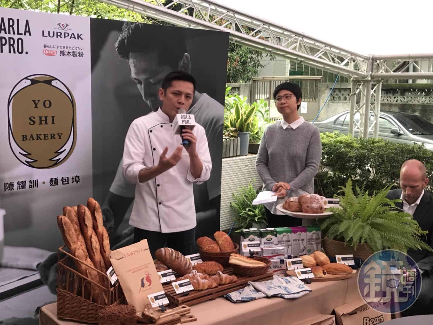 世界麵包大賽冠軍陳耀訓在獲得世界大賽肯定後，重新呈現台式麵包的滋味。