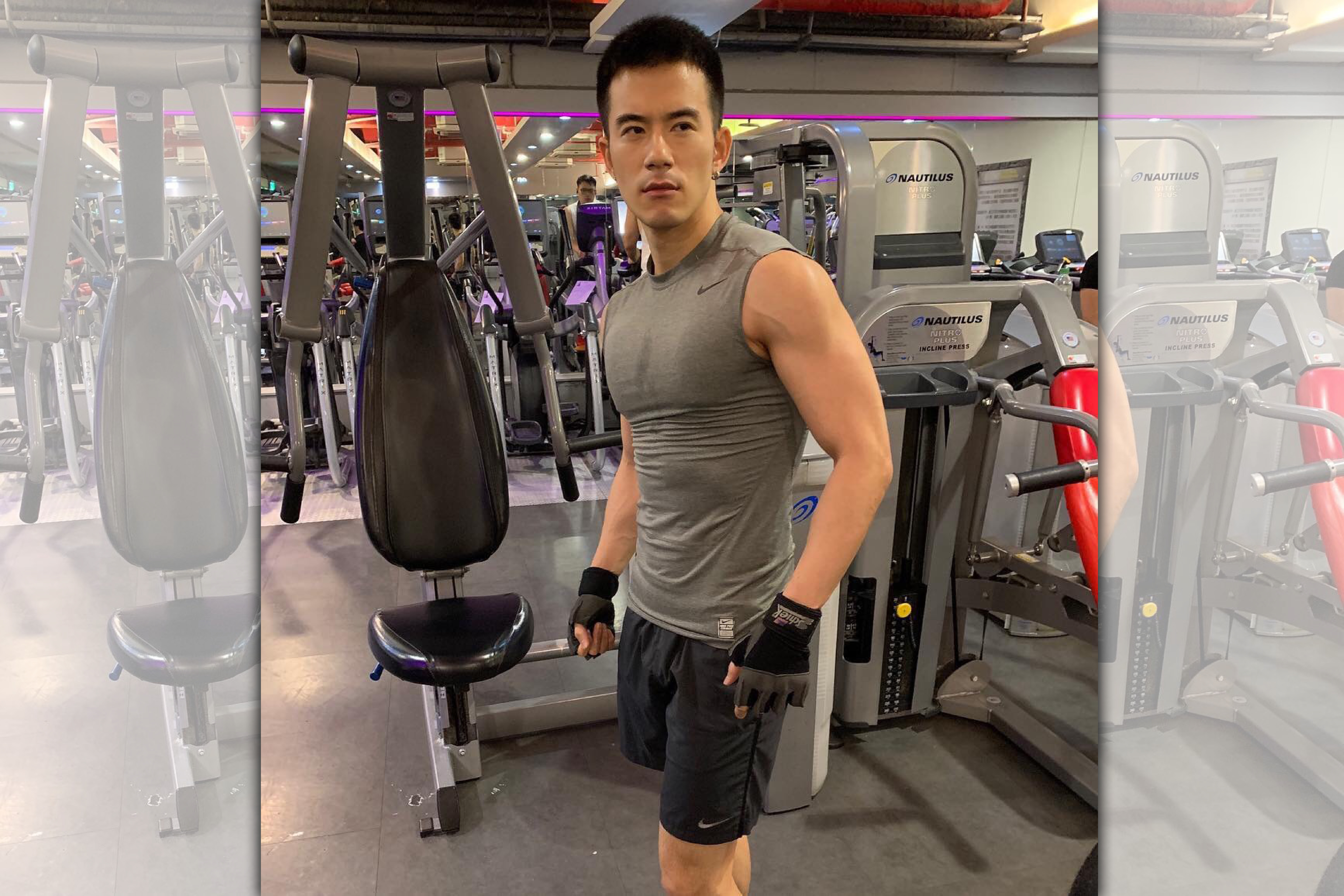 JR紀言愷常分享健身照，身材非常有看頭。（翻攝自JR紀言愷臉書）