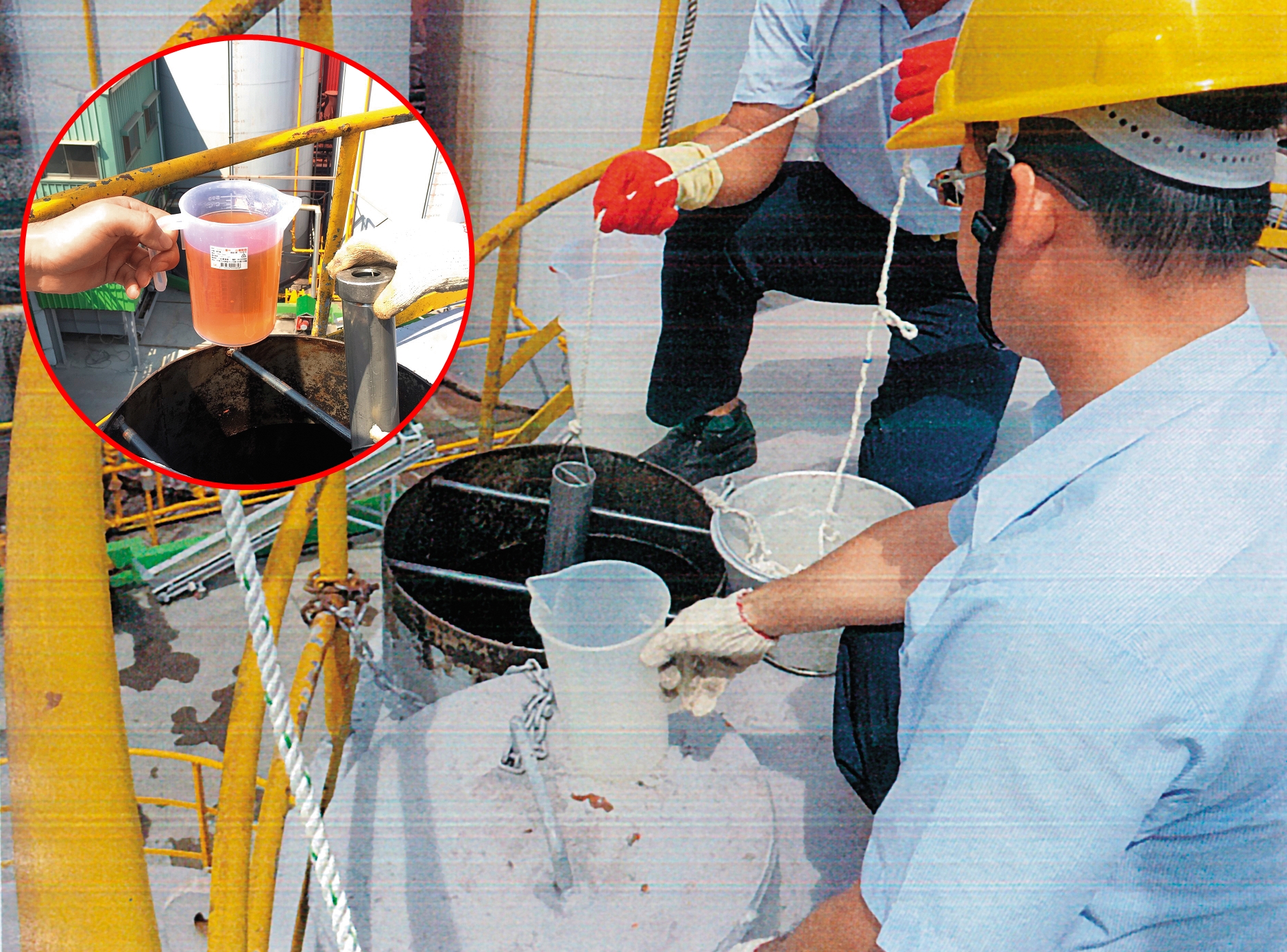 頂新油品案2014年10月爆發，直到隔年5月才對儲油槽採樣（圖），卻被當成定罪證據。（資料照片）