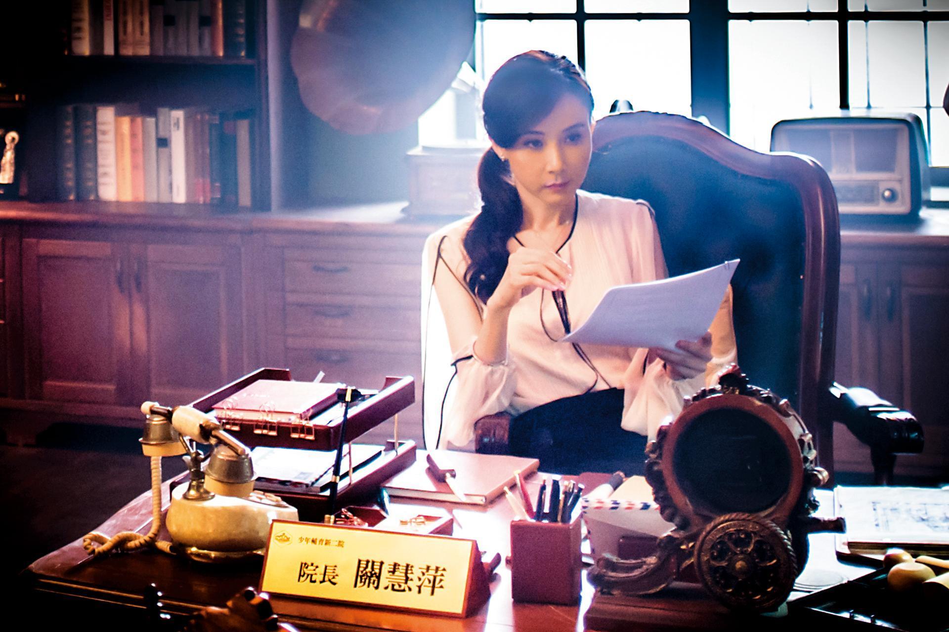 孫啟明相中蕭薔飾演典獄長，為電影增添戲劇效果。（結果娛樂提供）
