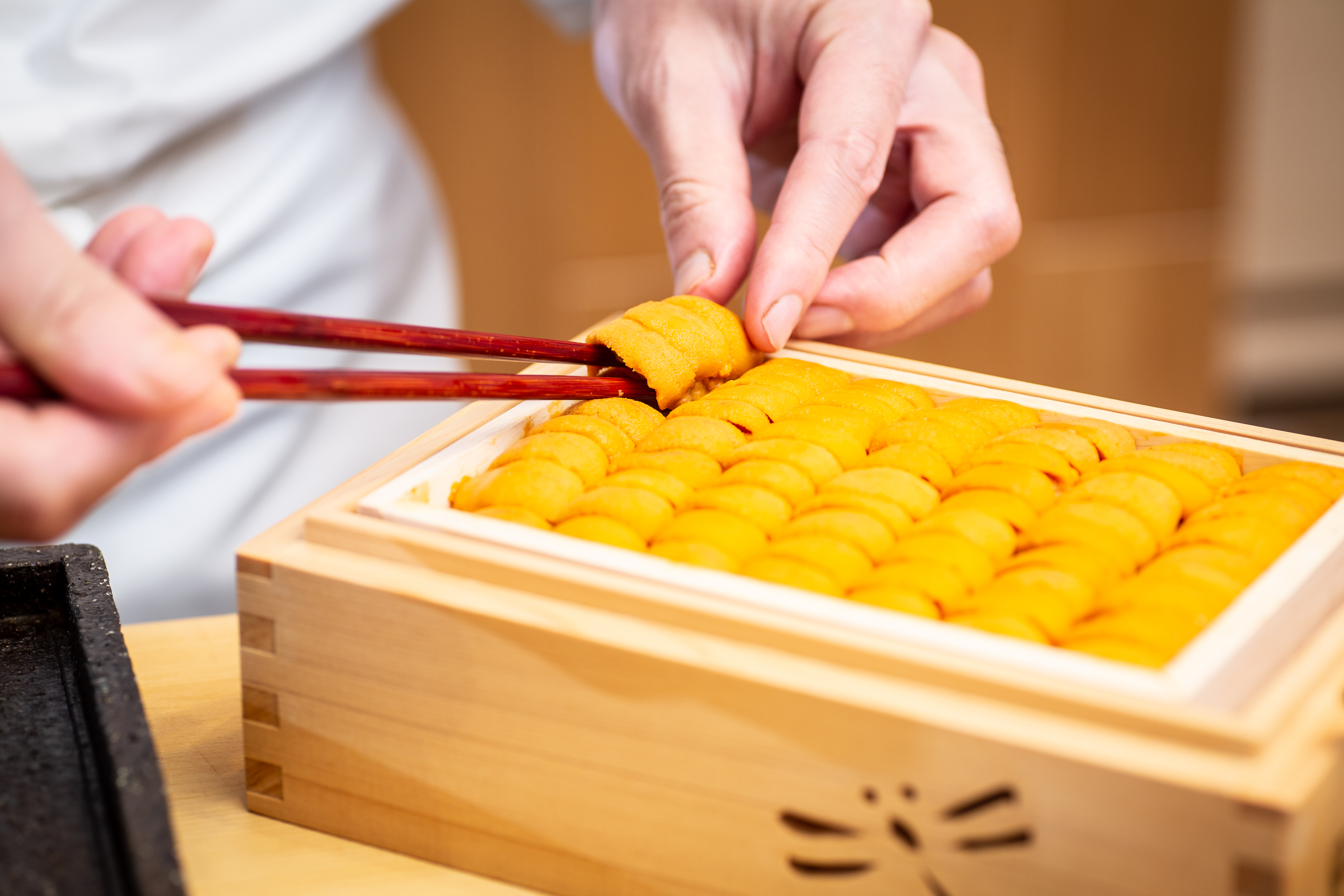 食材全從日本進口，大多來自最大的漁獲集散地豐州市場。