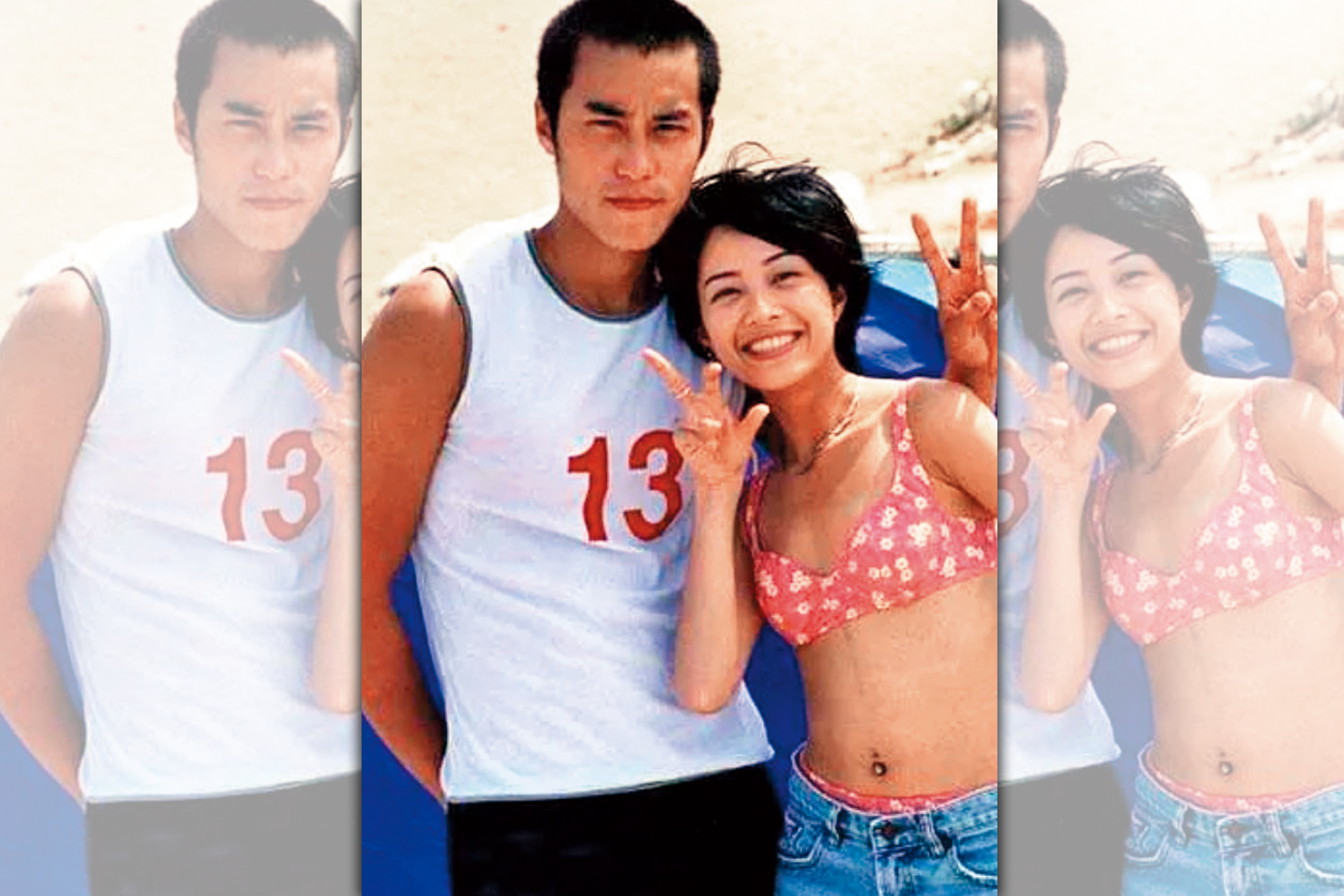 早年張孝全（左）跟當紅的徐懷鈺（右）有過一段，但卻被說是利用她炒知名度，戀情最後也破局。（年輕帝國提供）