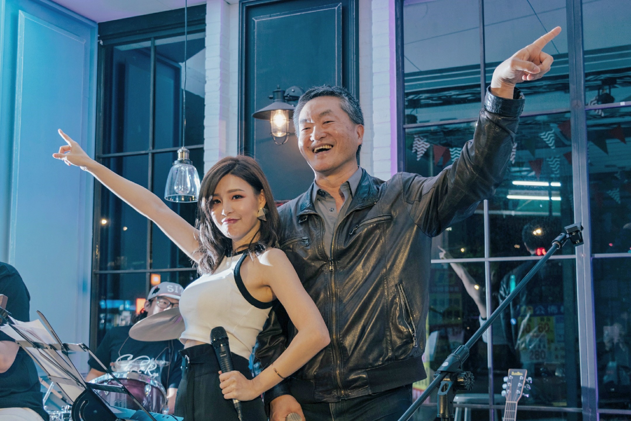 孟慶而特地找來了孔子74代孫也是知名精神科醫師孔繁錦當嘉賓。（孟慶而提供）