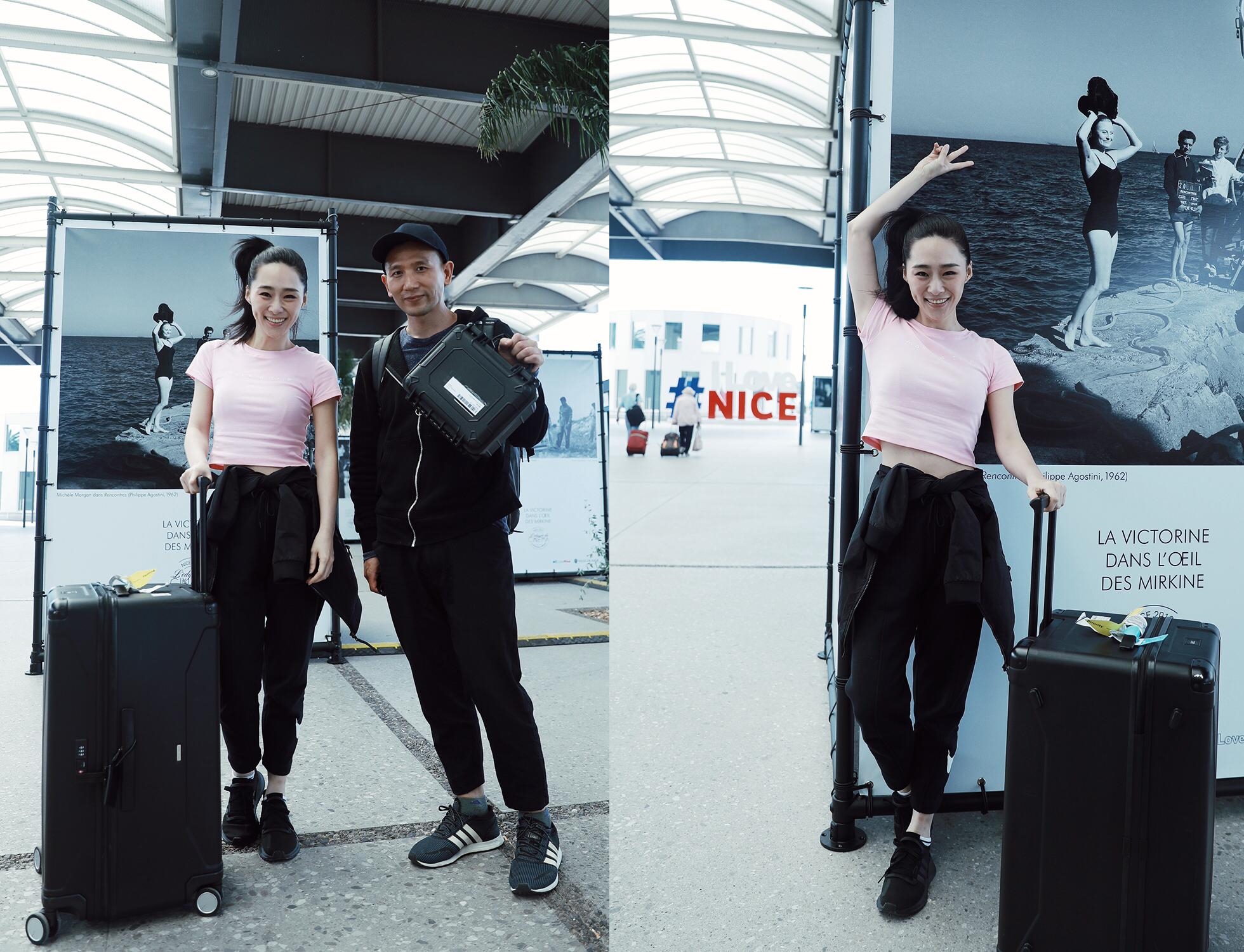 趙德胤與吳可熙帶著《灼人秘密》的拷貝先行抵達坎城。（岸上影像提供）