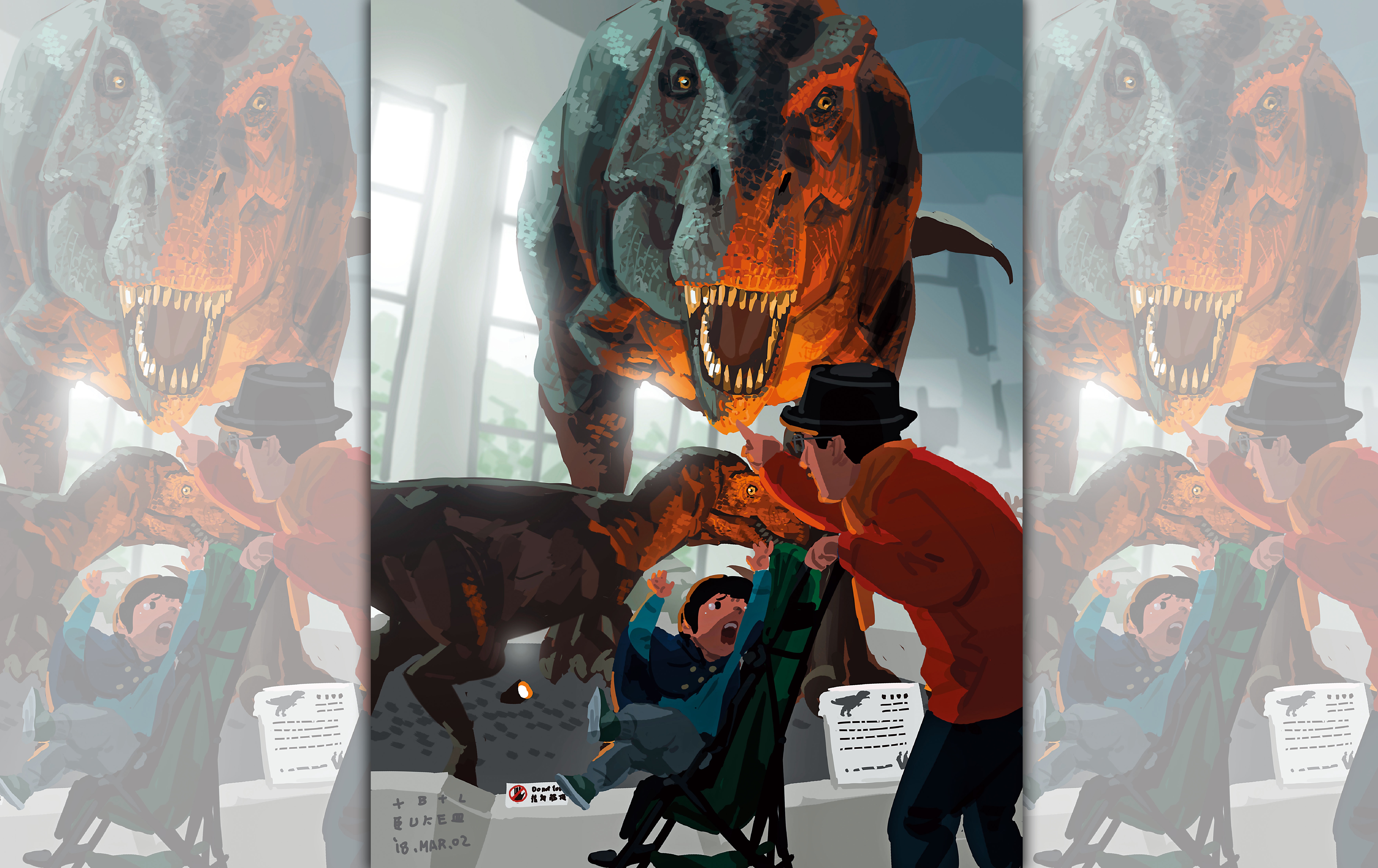 【單親爸爸週記】恐龍會咬我