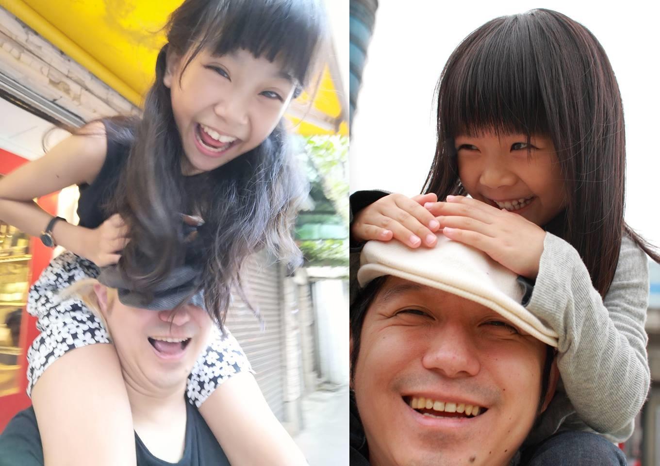 喬爸早在2013年就已先發制人，說是喬喬怕見媽媽。（翻攝于卉喬臉書）