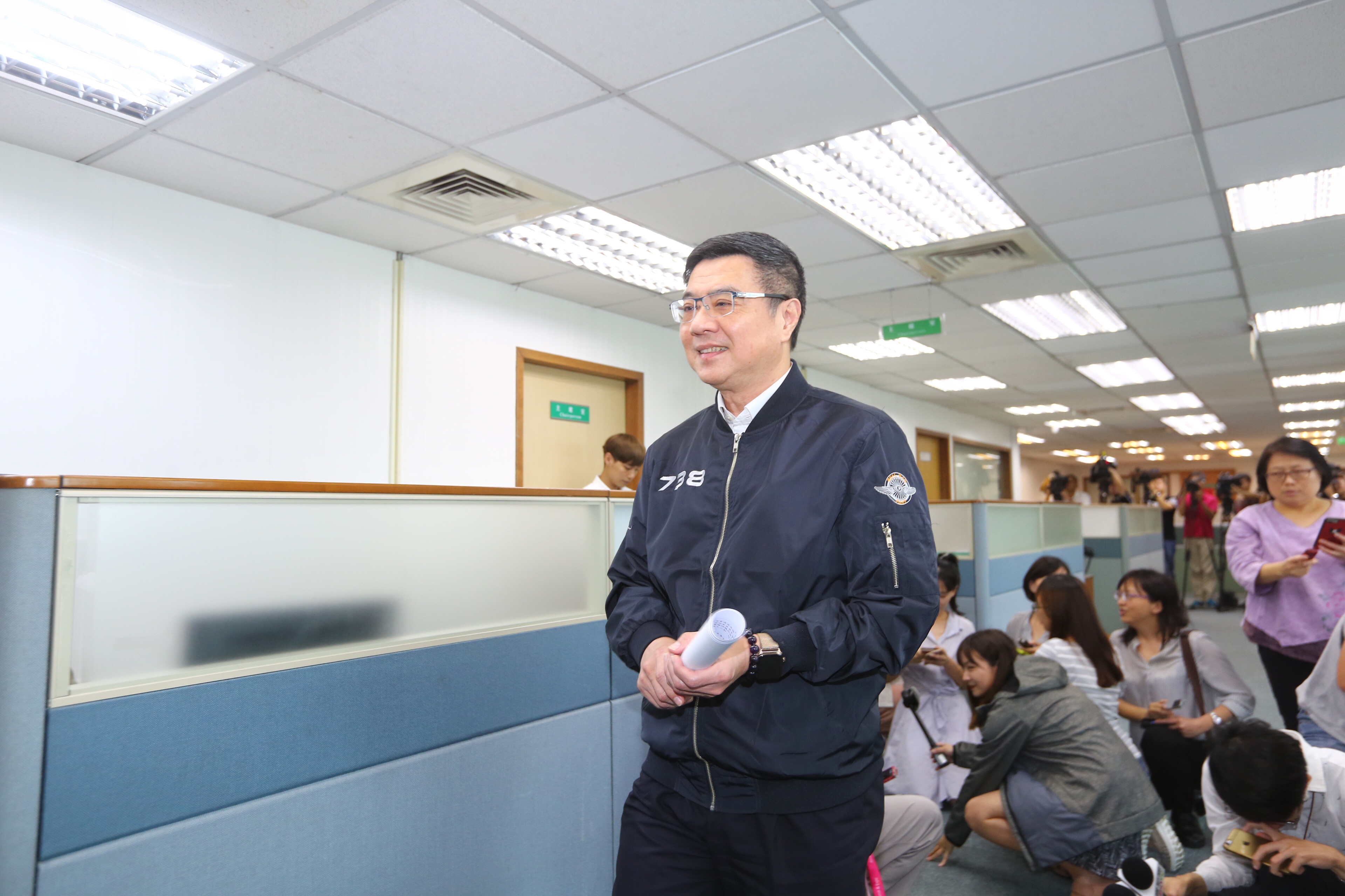 民進黨主席卓榮泰今出席中常會。