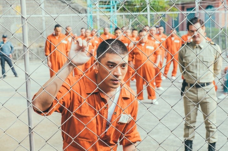 林哲熹主演的電影《樂獄》，是台灣首部前往各大監獄實景拍攝的國片。（結果娛樂提供）