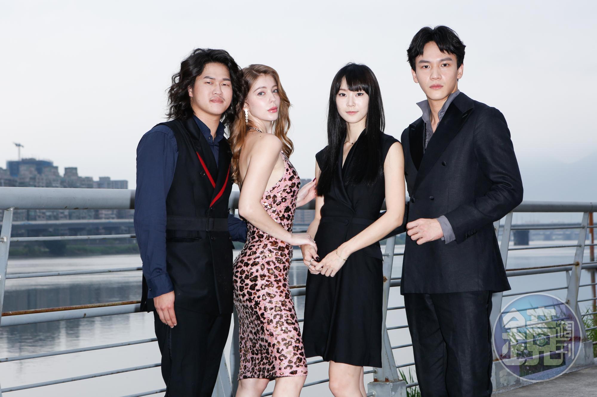 台荷合資片《狂歡時刻High Time》15日舉行殺青記者會，演員阮承恩、安妮、鍾瑶及曹晏豪之後便要演出「血染大稻埕」的重頭戲。