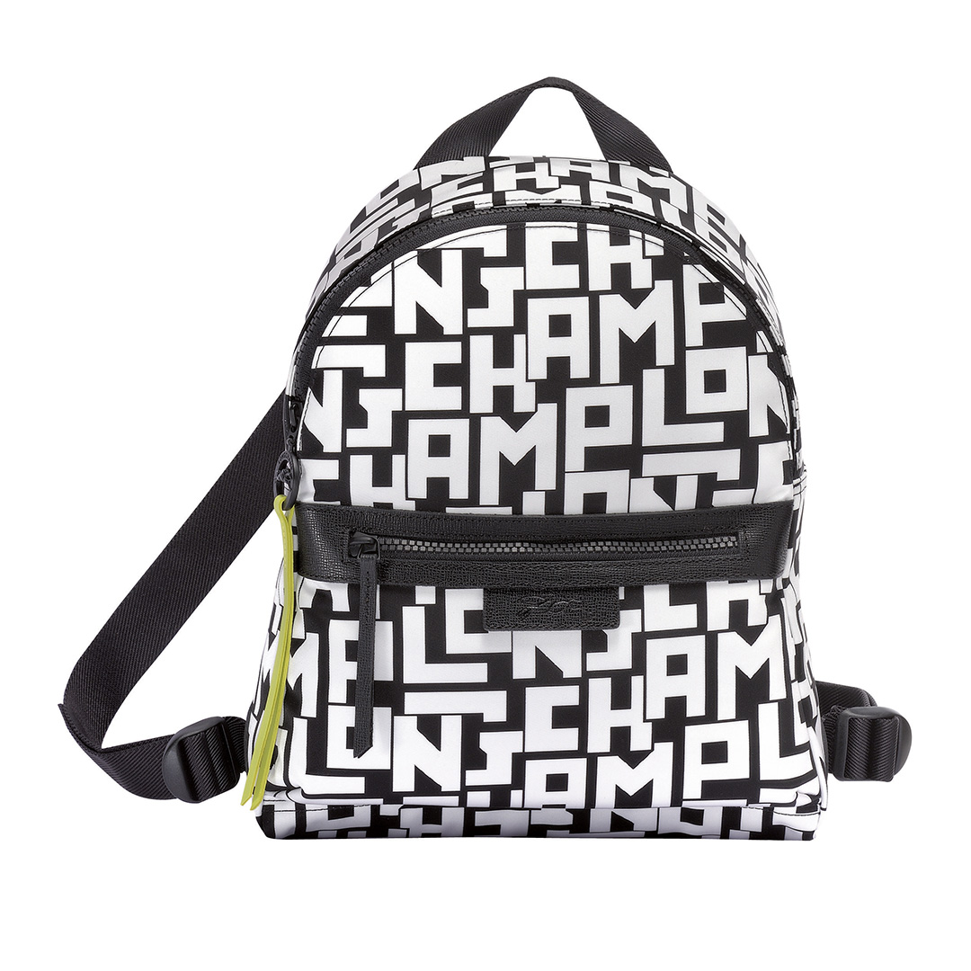 LGP系列白色後背包 。NT$11,200(LONGCHAMP提供)