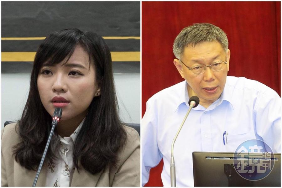 對於柯文哲稱北市議員水準比較高，高雄市議員黃捷（左）認為柯失言了。（右圖翻攝自黃捷 鳳山捷伴同行臉書）
