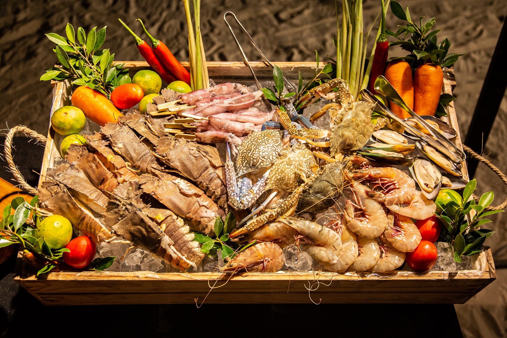 多種鮮活海產，都在島上可以找到。