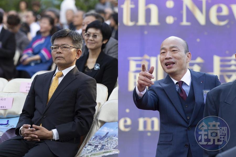 針對日前說出支持韓國瑜選總統等同「詐騙共犯」，楊秋興今（16日）以自己用詞過重表達歉意。（合成照）