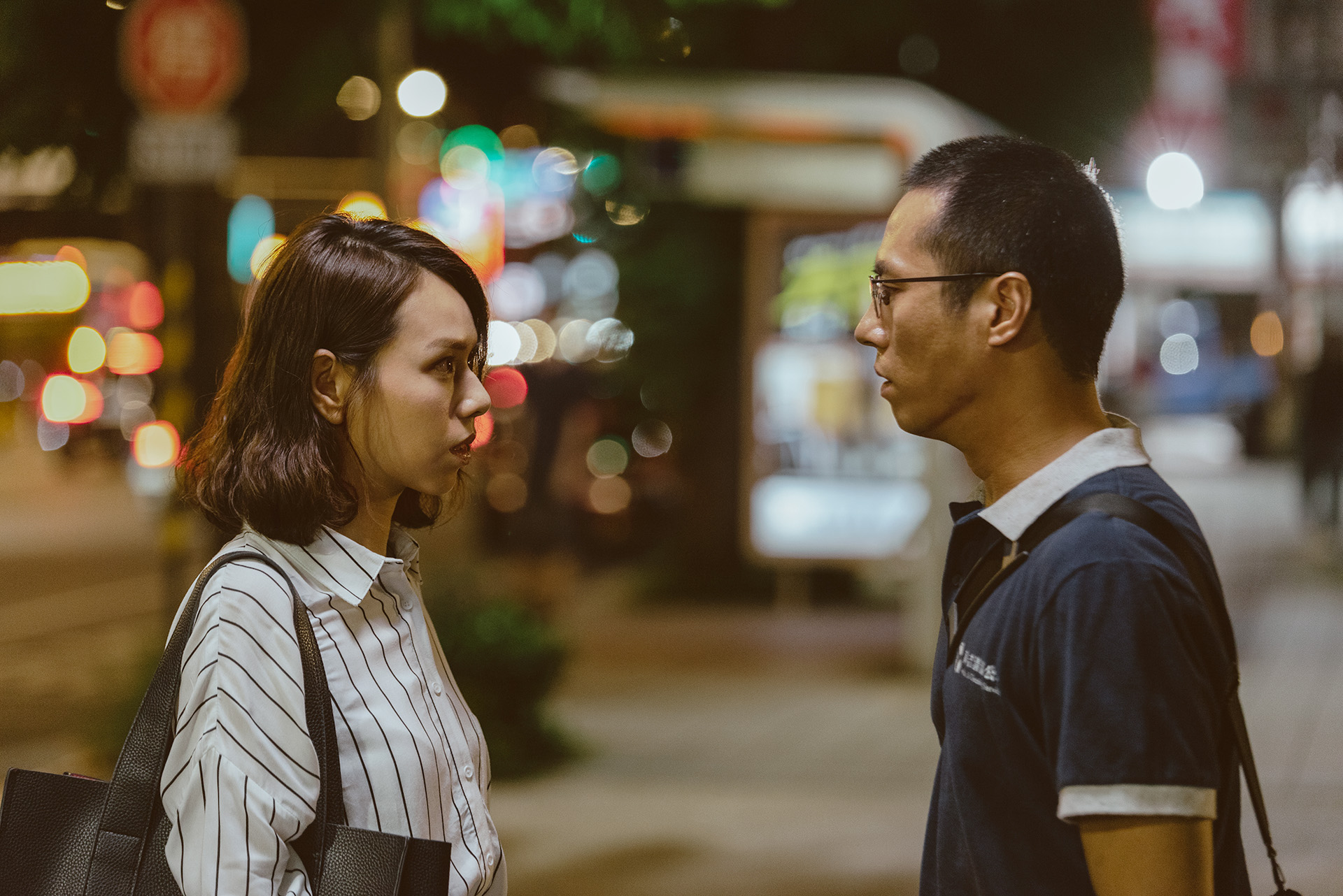 夏于喬在公視最新戲劇《噬罪者》飾演莊凱勛的前女友沈雯青,角色的個性真的就跟「文青」一樣。(公視提供)