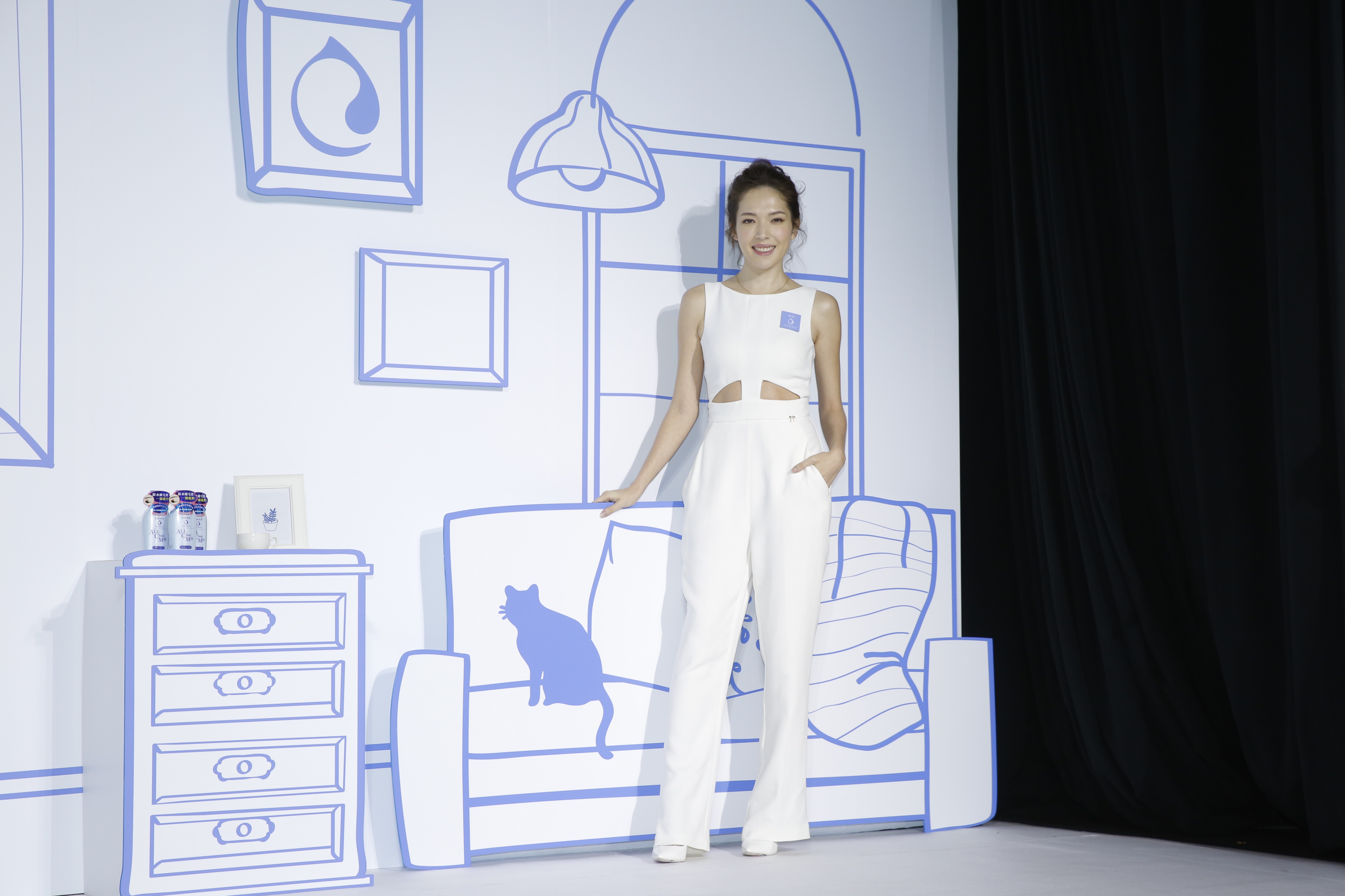 許瑋甯在「按讚事件」後首度面對台灣媒體。