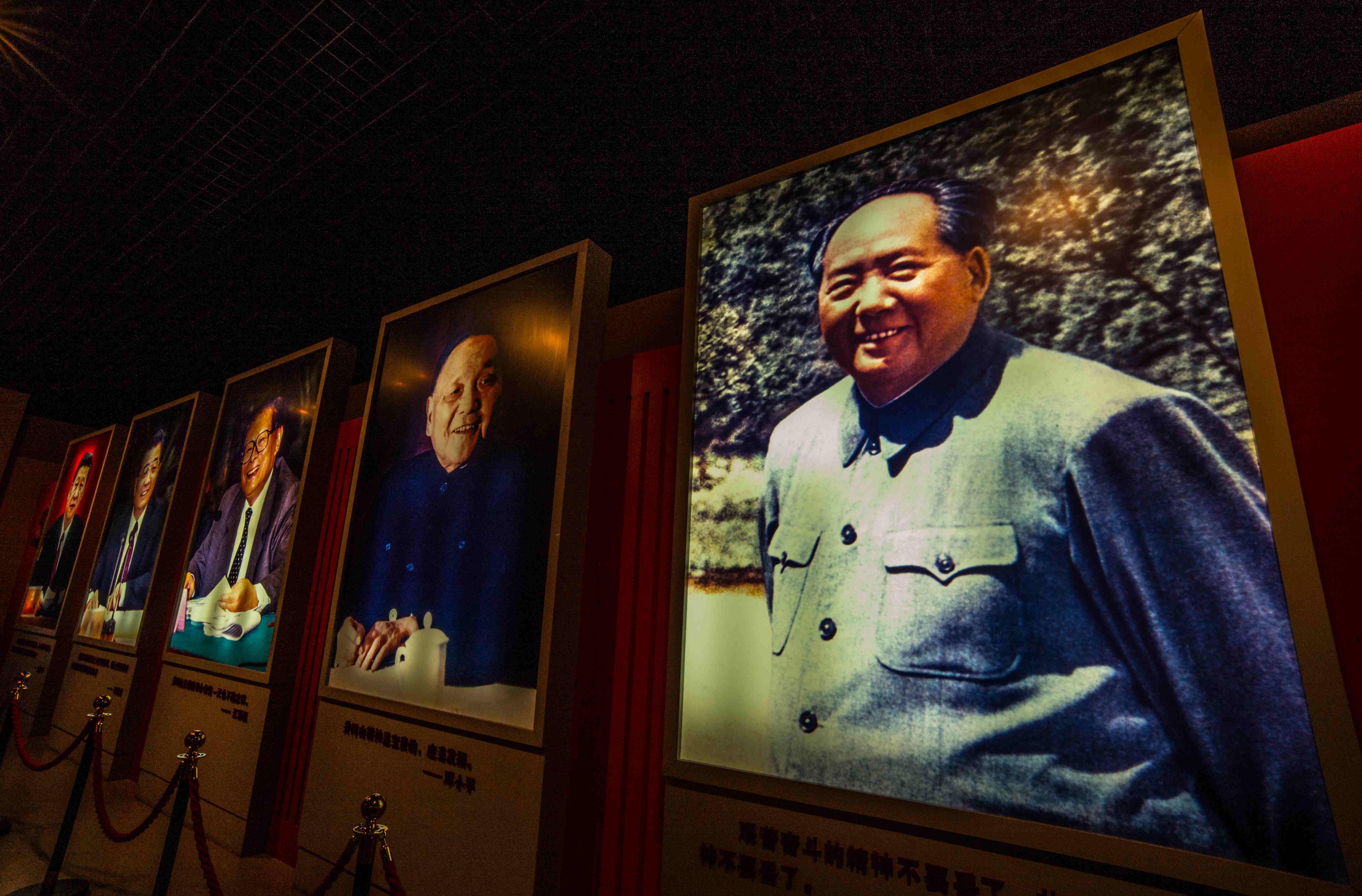 「需要的时候，群眾的眼睛是雪亮的；不需要的时候，群眾是不明真相的。」毛澤東語。圖攝自井岡山毛澤東紀念館。（東方IC）