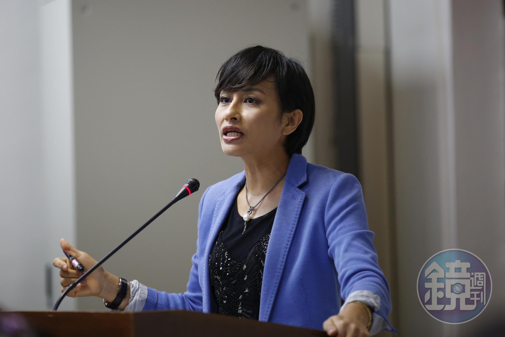 民進黨立委邱議瑩表態支持同婚專法政院版本。