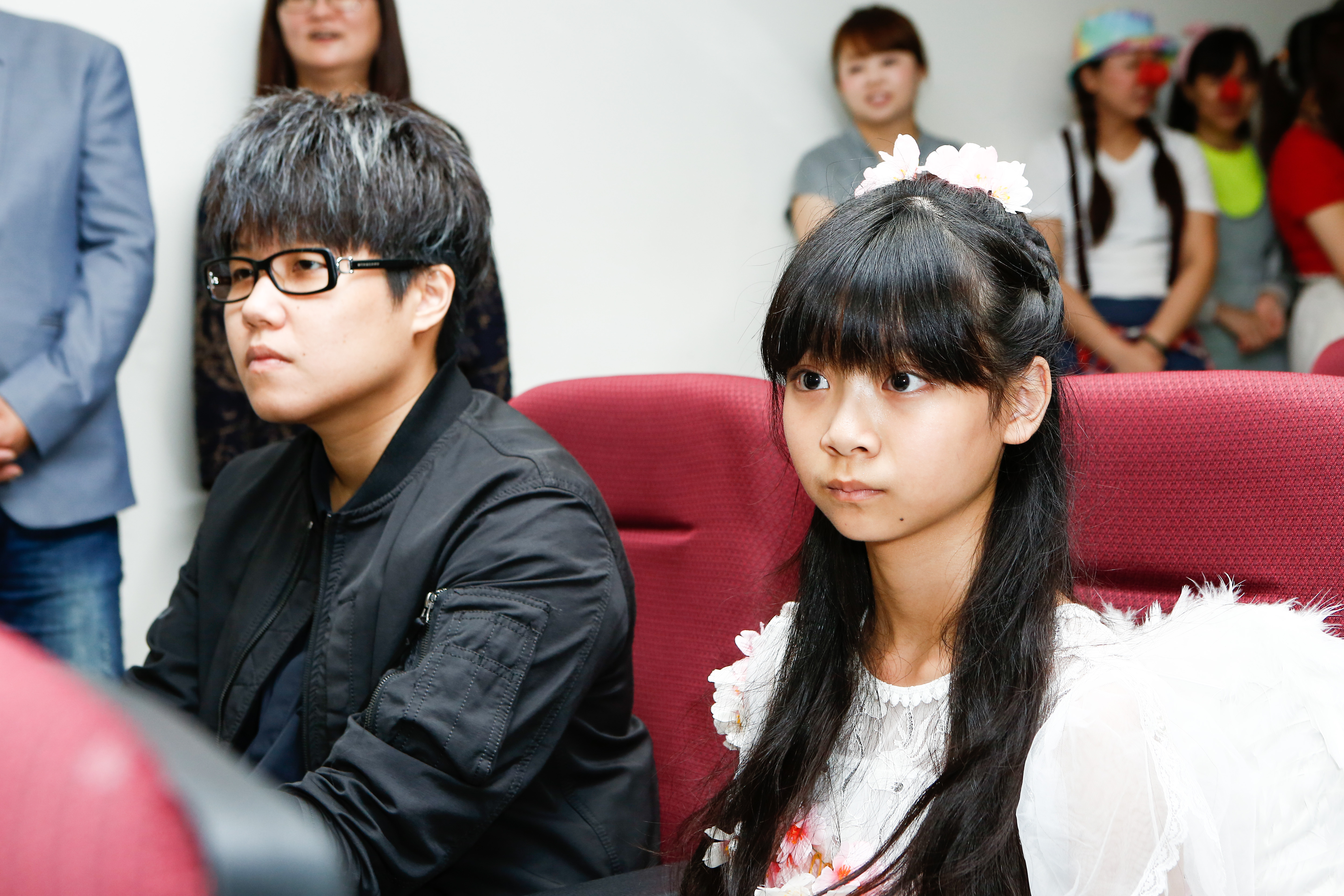 喬喬今天首度現身出席公益活動，大多時候都是面無表情，看的出來心情頗受影響。