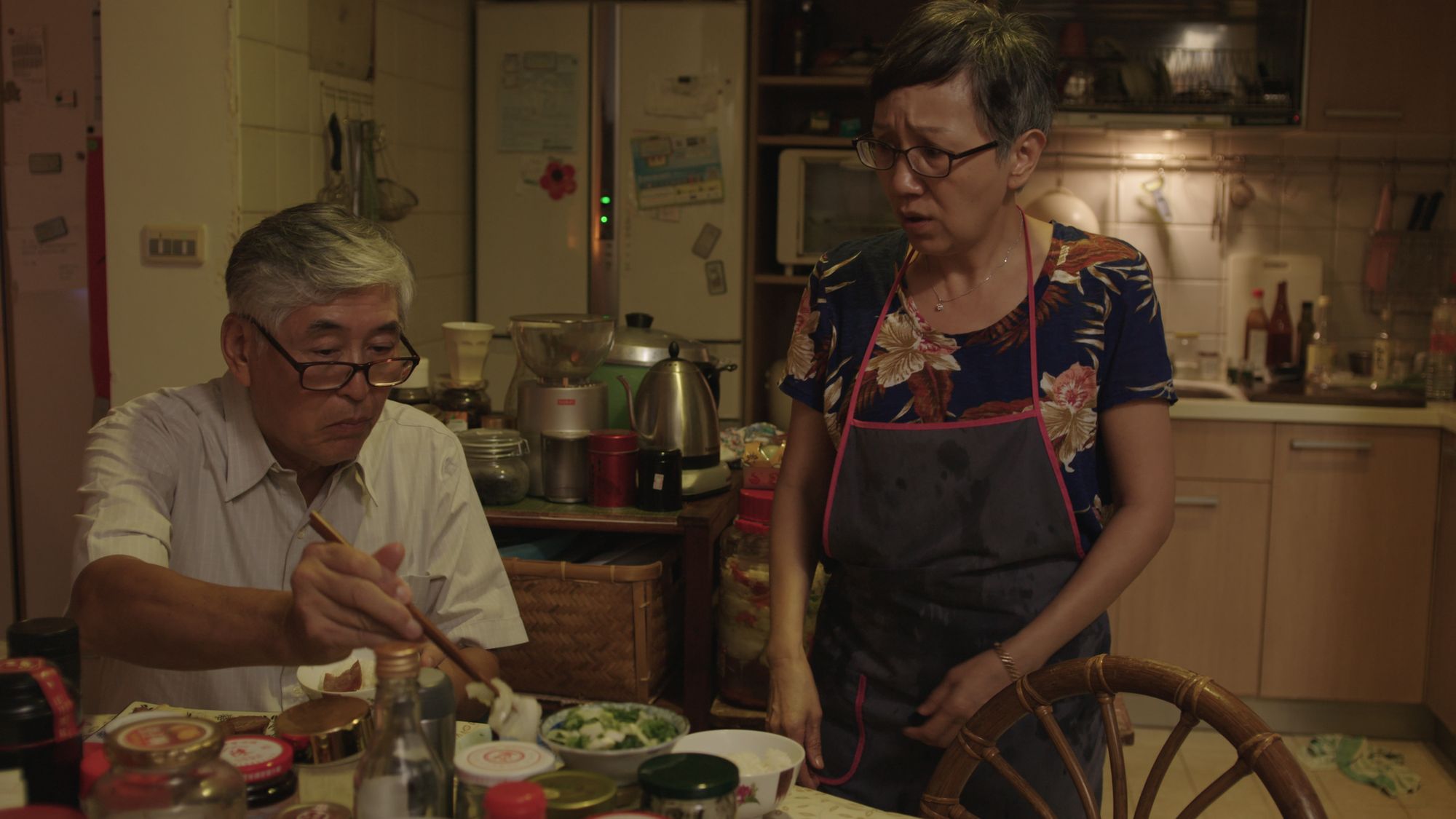 在公視人生劇展《三天兩夜》陸弈靜與柯一正友情演出退休銀髮年齡的夫妻。（公視提供）