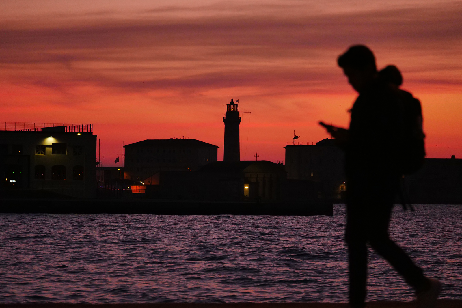 第里雅斯特的落日餘暉非常迷人。