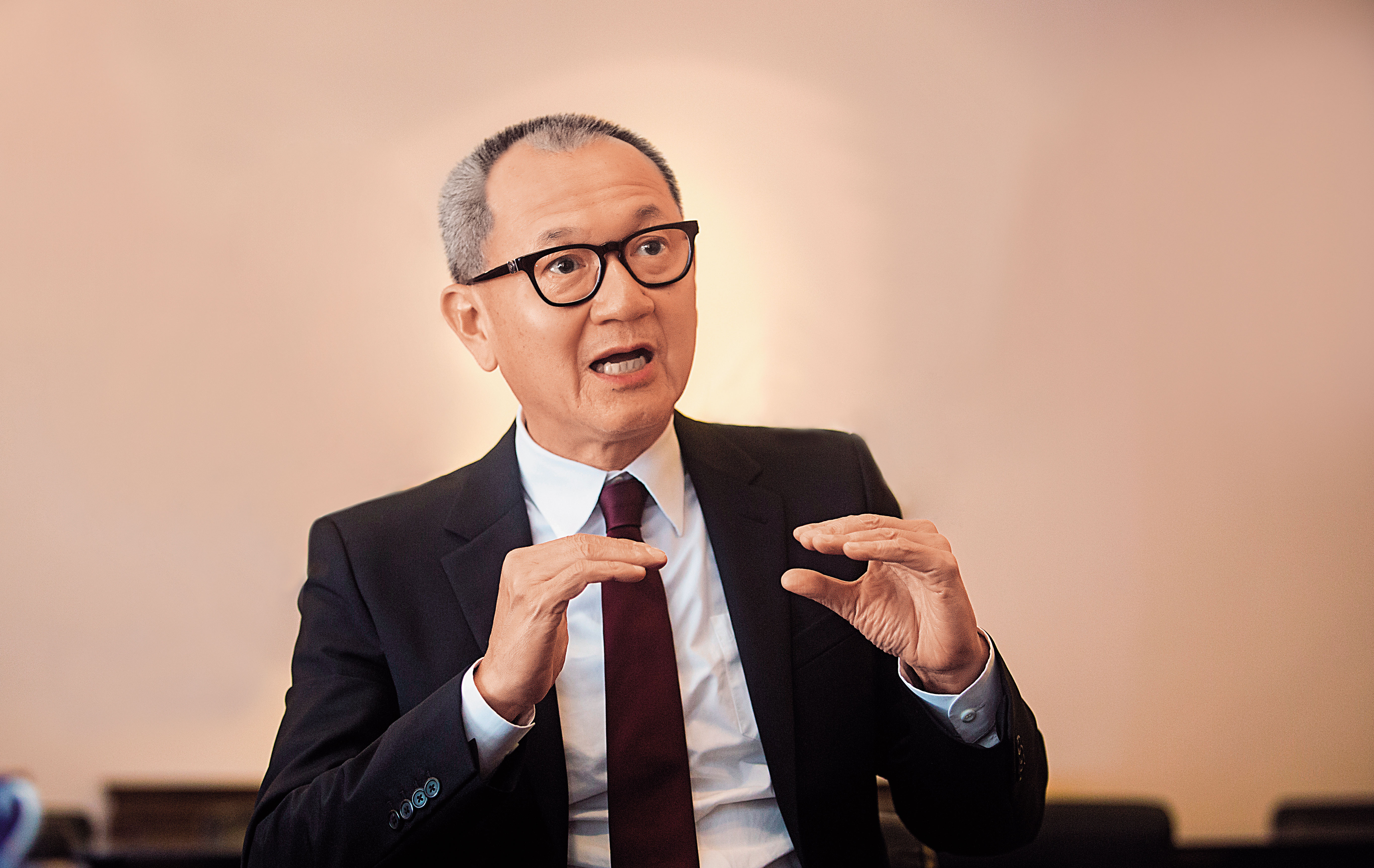 被動元件龍頭廠國巨董事長陳泰銘(圖)也宣布回台投資165億元,在高雄擴廠與設立研發中心。(資料照片)