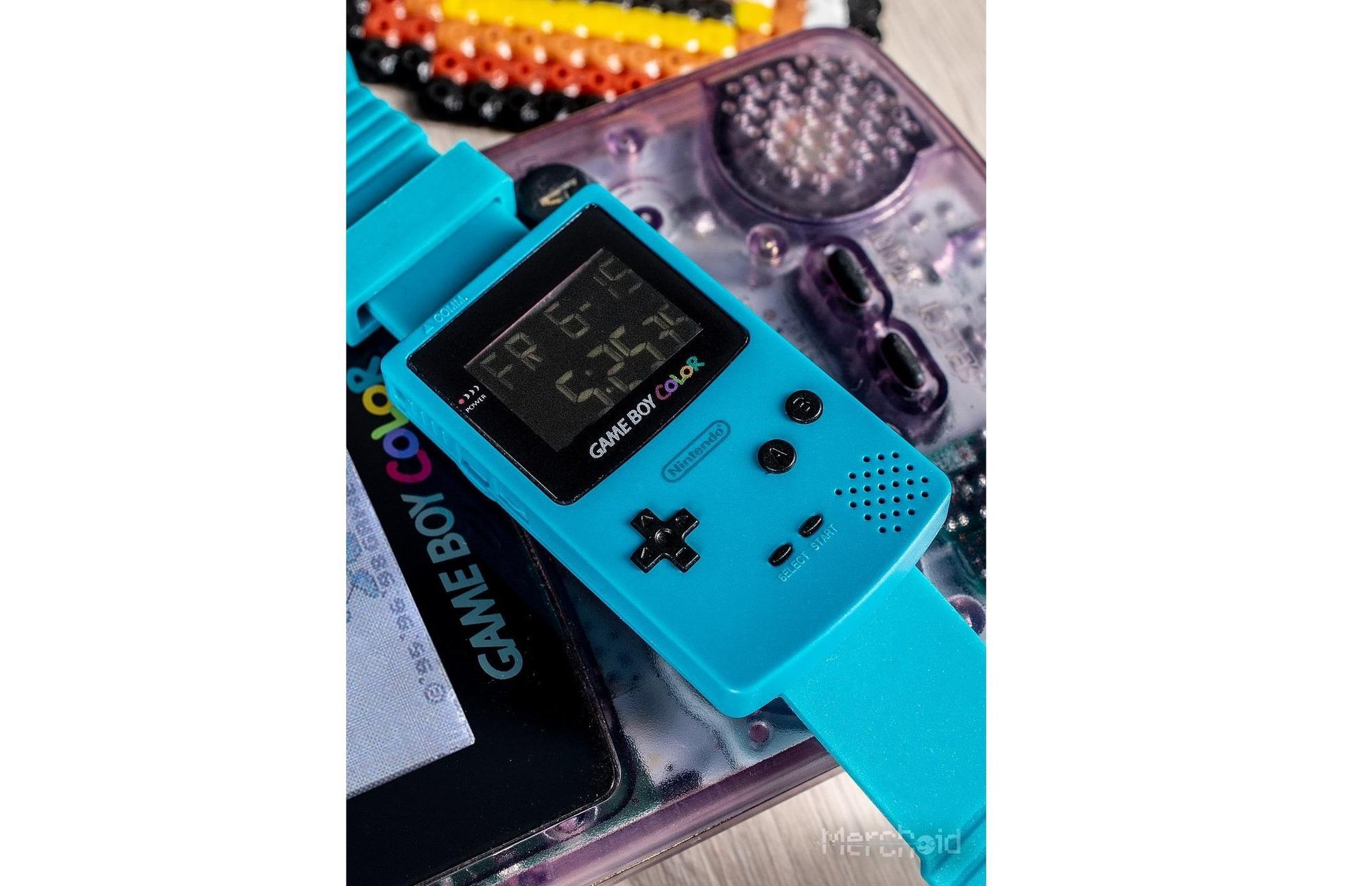 Game Boy Color 復刻手錶。(圖/merchoid)