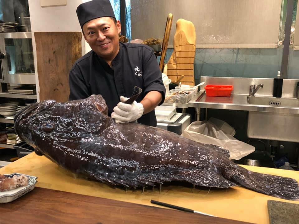 郭宗坤廚藝精湛被朱安禹老公李慎言請去上海「味留」擔任料理長。（翻攝自郭宗坤臉書）