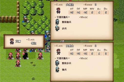 經典的戰棋式遊戲畫面。(官方提供之遊戲截圖畫面)
