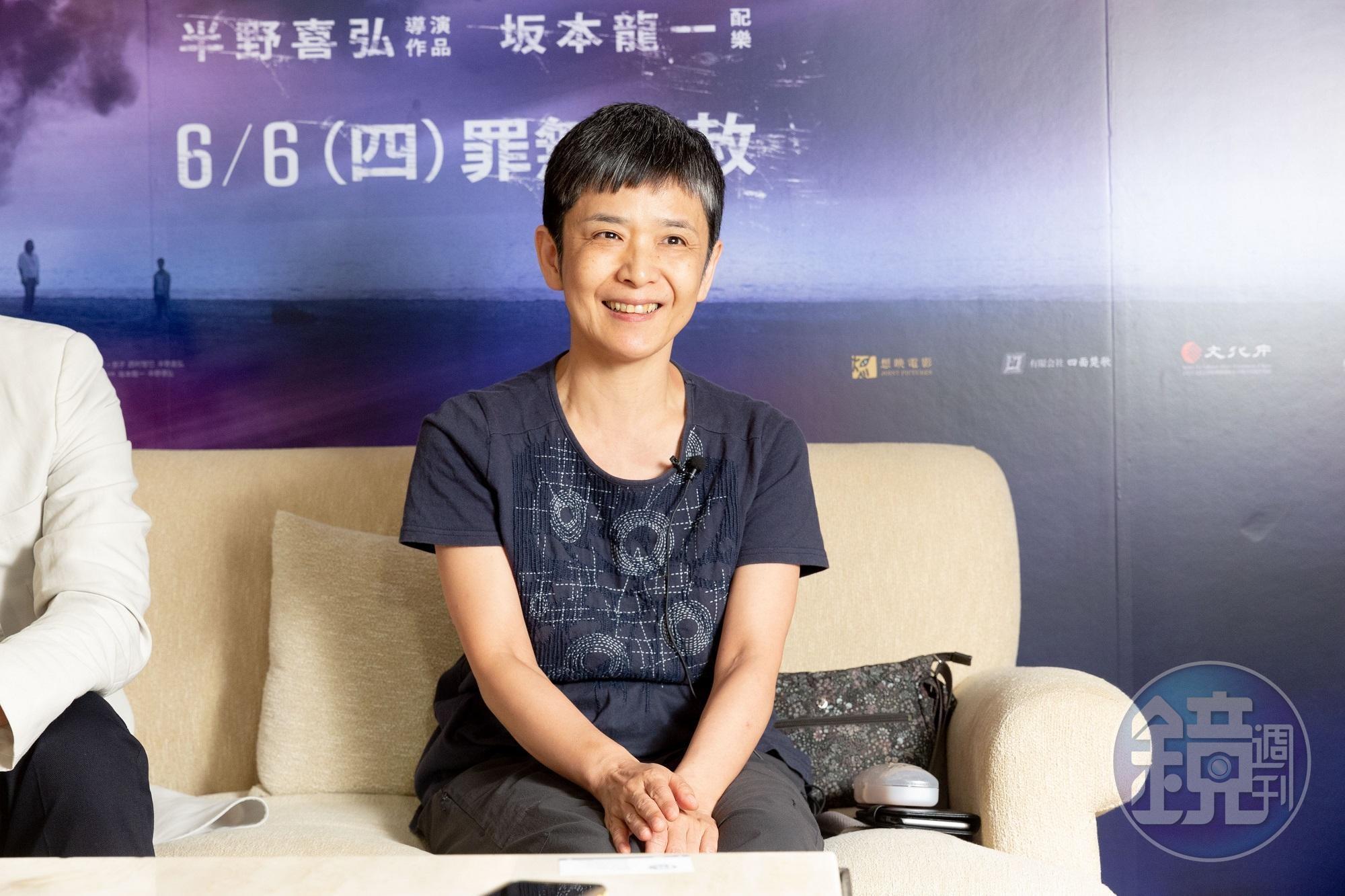監製小坂史子建議有志當製片的年輕人，要常站在別人的立場看事情。 