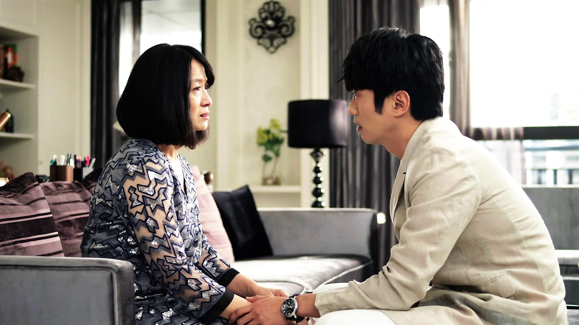 張棟樑對於能與謝瓊煖演母子對戲直呼過癮。（三立提供）