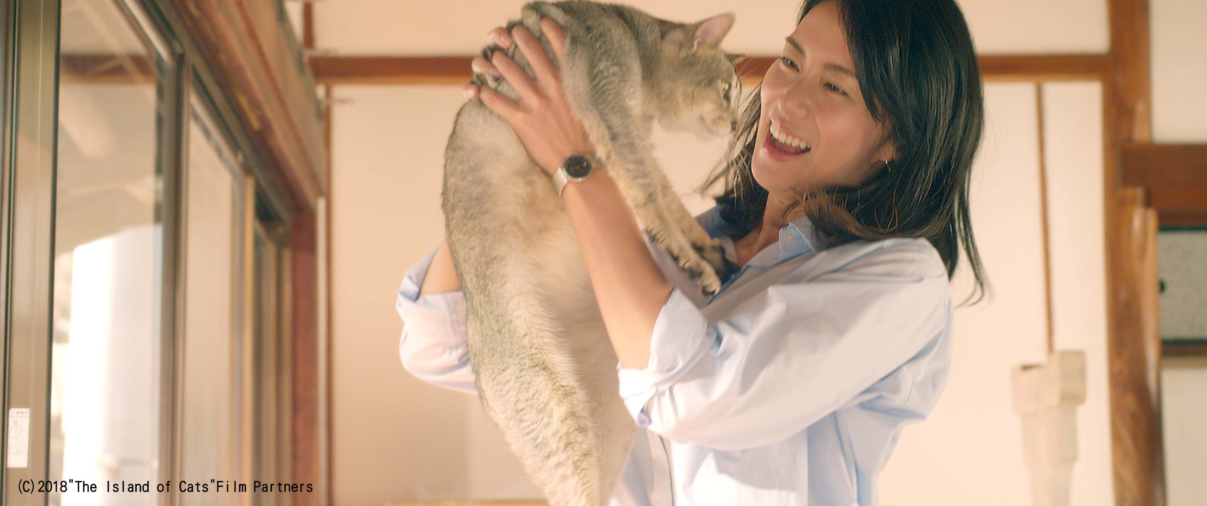 柴崎幸看到導演只顧貓演得怎麼樣，也忍不住出言提醒。（天馬行空提供）