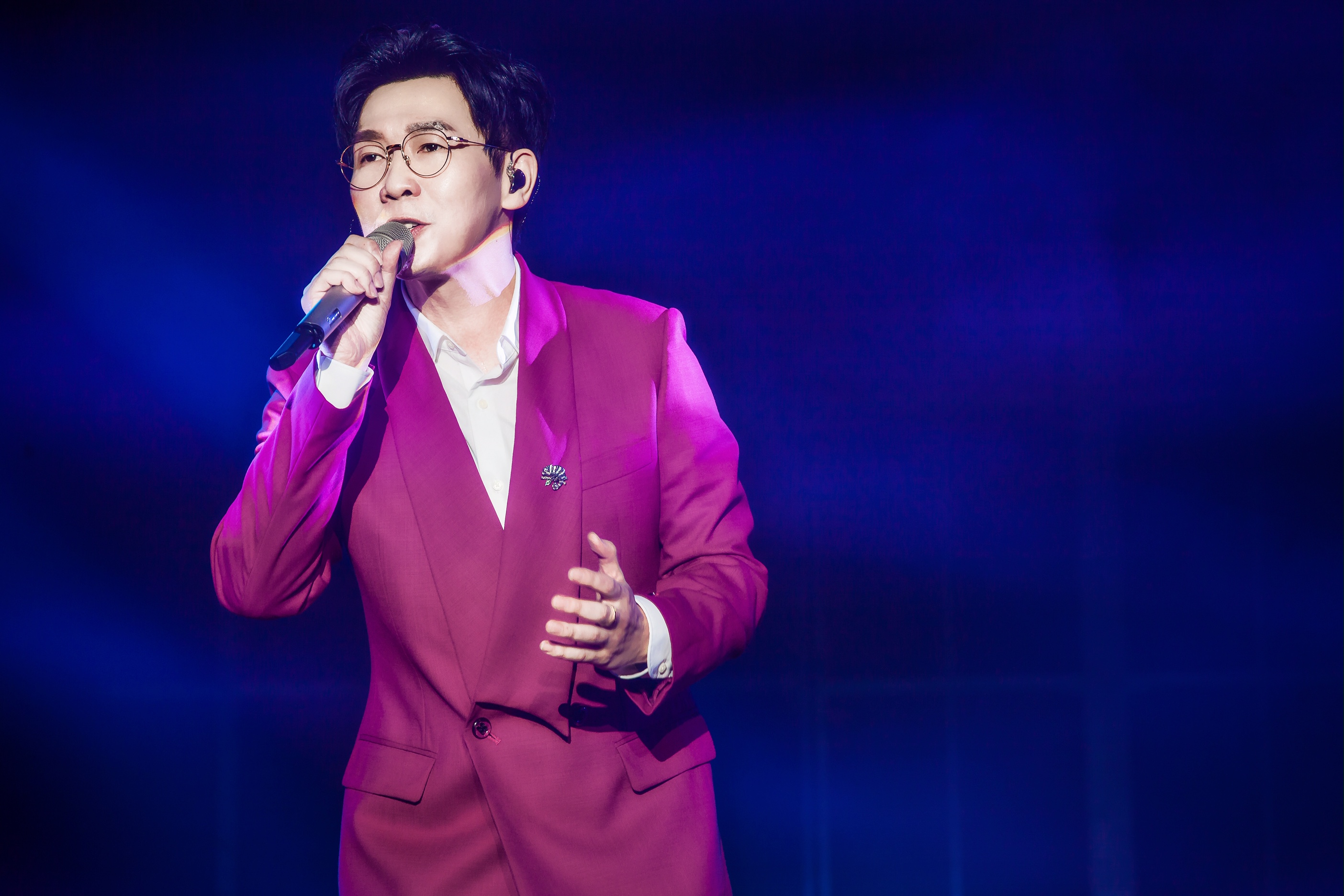 品冠《幸福指南》2019限定演唱會昨在北京奧體中心隆重登場。（海蝶提供）