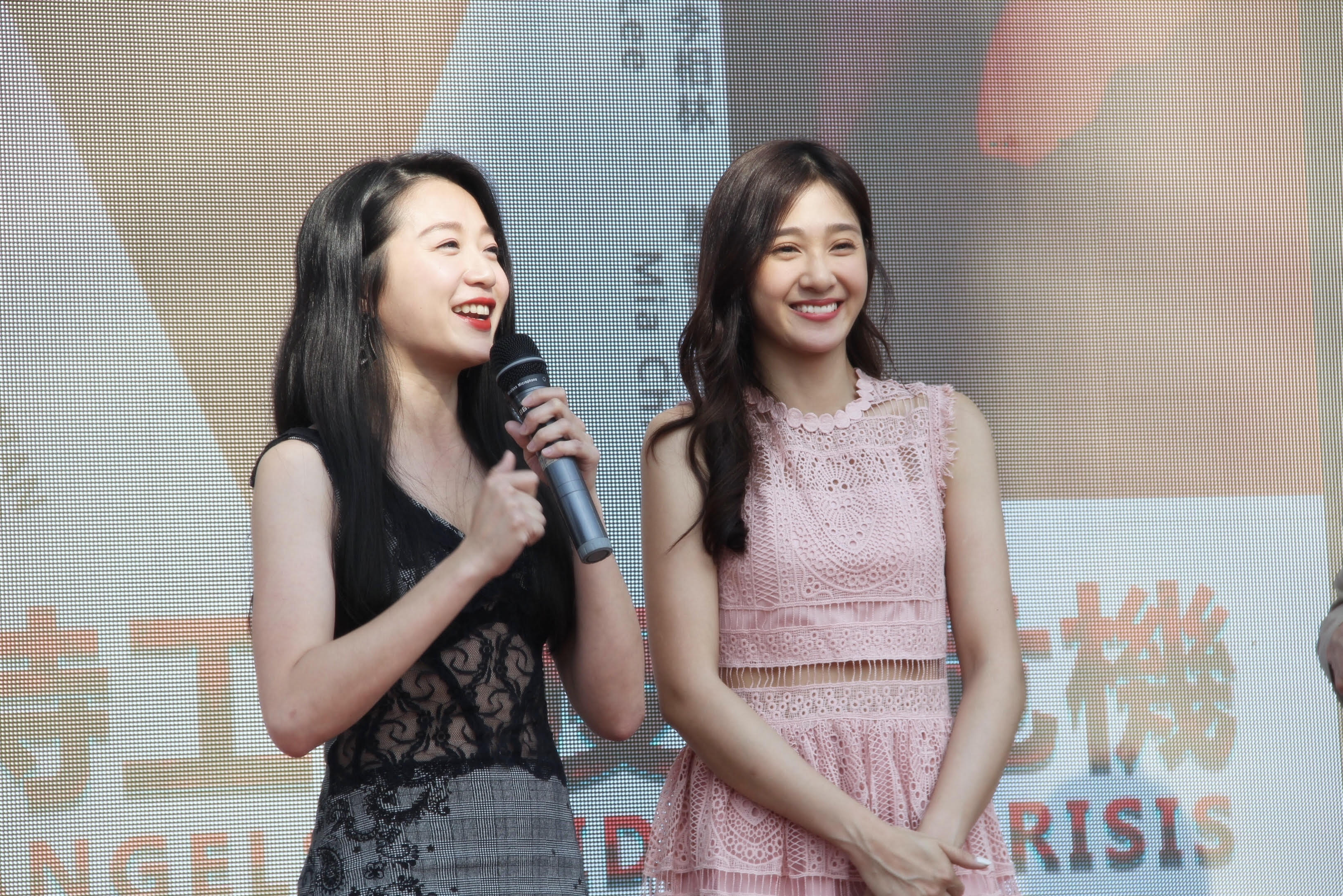 邱子芯日前到上海出席網路電影發布會。（民視提供）