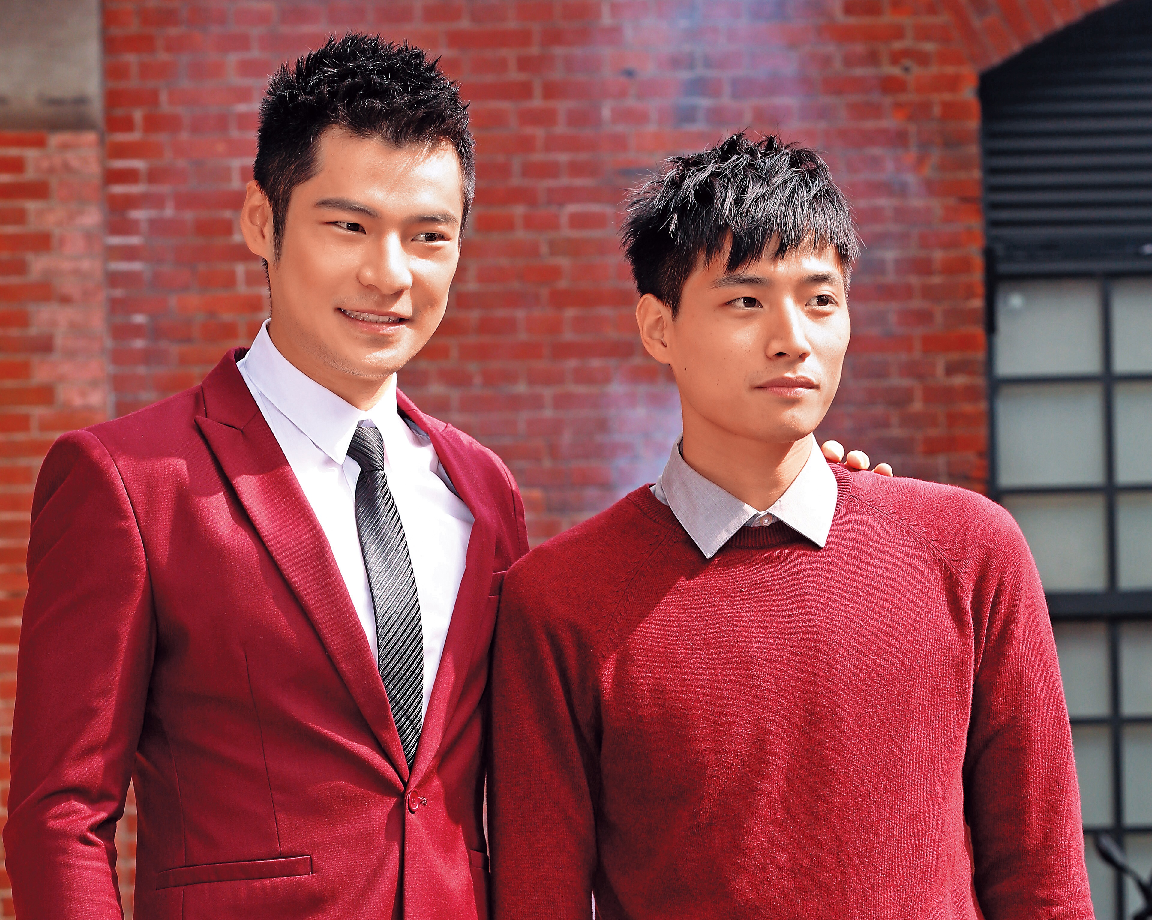 呂金象（左）曾和陳彥名（右）風光主演電影《紅樓夢》，當時星途看好。